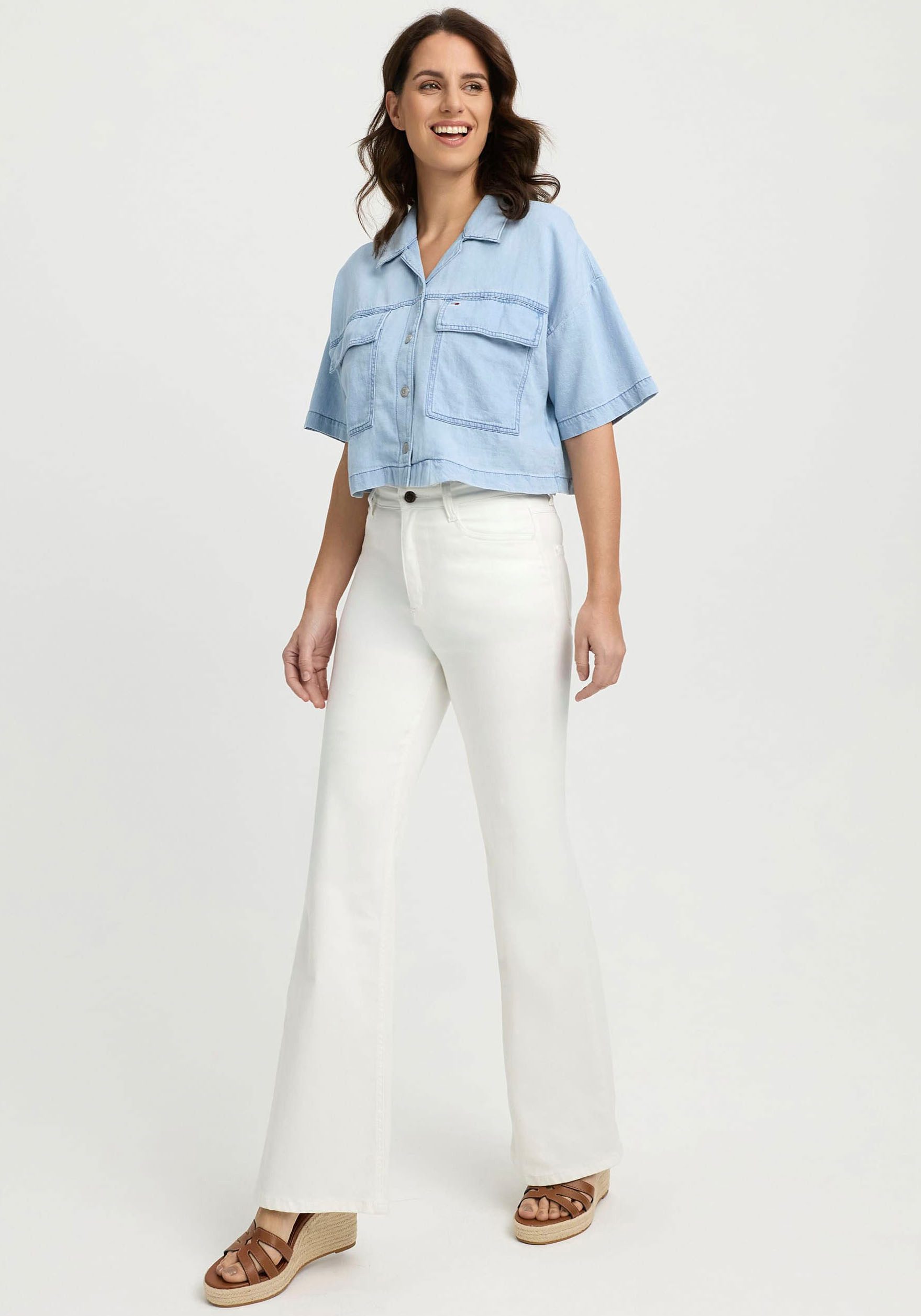 wonderjeans 5-Pocket-Jeans, Flared günstig online kaufen