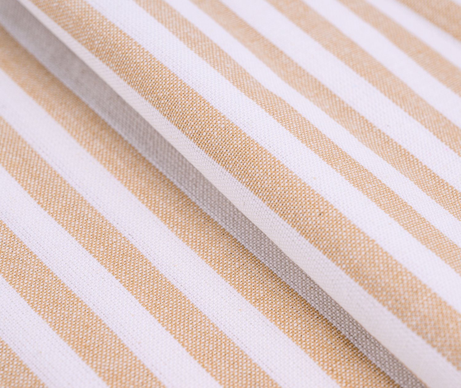 Mon Bijou Stoffserviette Baumwollservietten Servietten 100% Baumwolle Stoff waschbar nachhaltig, (Tischservietten im Landhausstil Set 45 x 45cm, 6 St., Tischdeko Hochzeit, Weihnachten, Geburtstag, Familienfeier, Ostern), Klassisches Streifendesign Stoffservietten für den Festtag Tisch