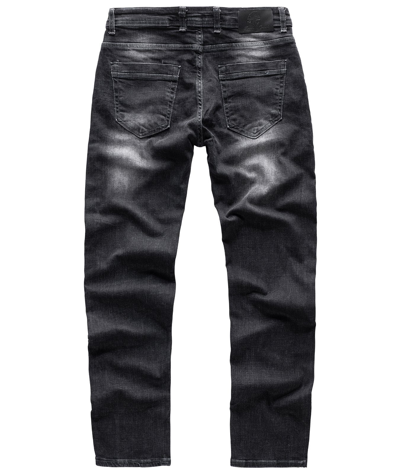 Rock Creek Regular-fit-Jeans RC-2273 Dunkelgrau Stonewashed Jeans Herren