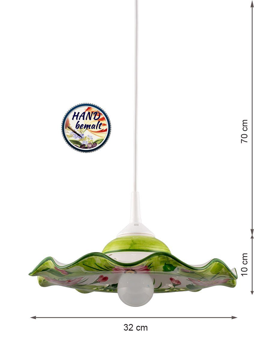 Helios Leuchten Pendelleuchte Küchenlampe Keramik, Keramiklampe, Deckenlamp günstig online kaufen