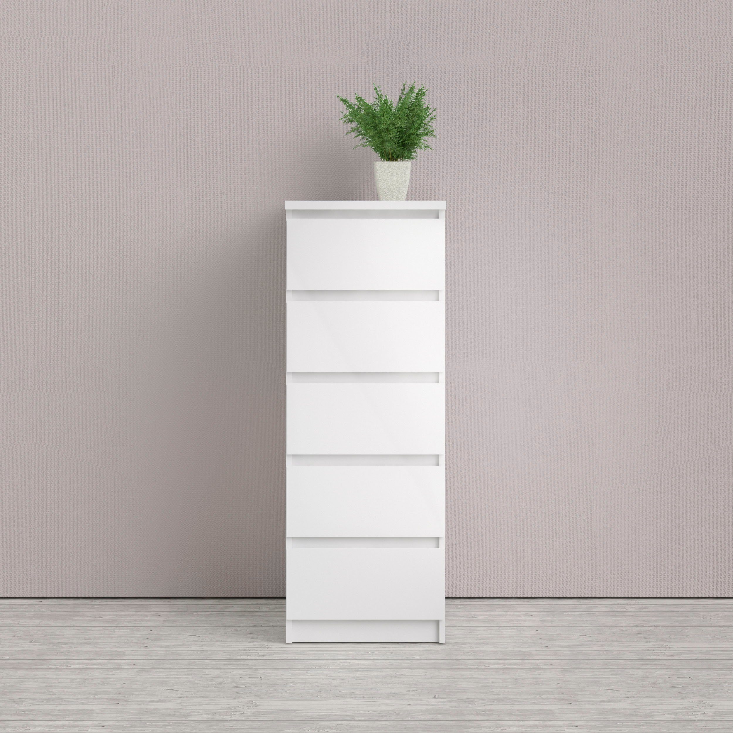 INOSIGN Highboard Naia, Hochkommode, 5 Schubladen, Aufbewahrung, grifflose günstig online kaufen