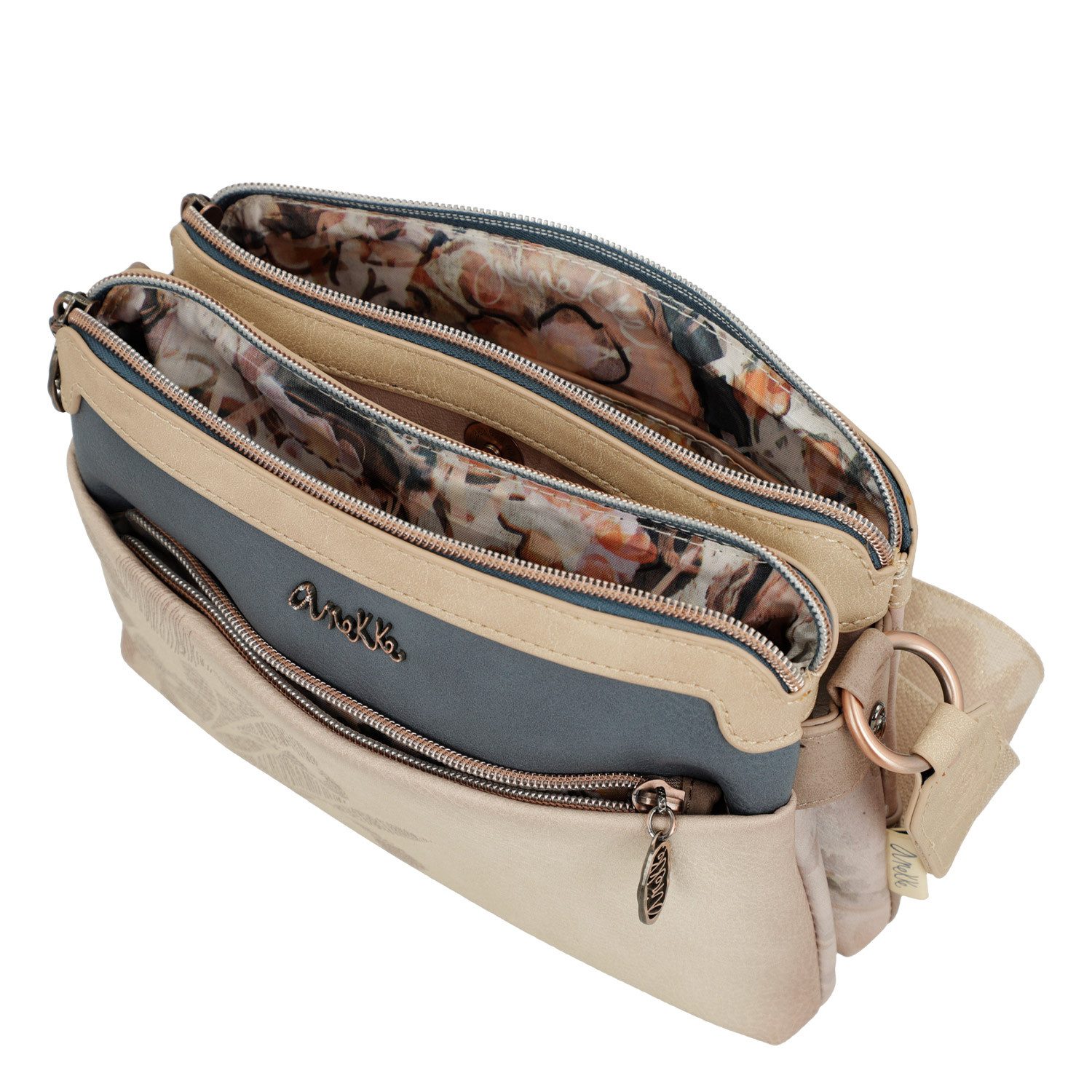 Anekke Umhängetasche Anekke Umhängetasche mit zwei Fächern Alma multicolour (1, 1-tlg., 1)