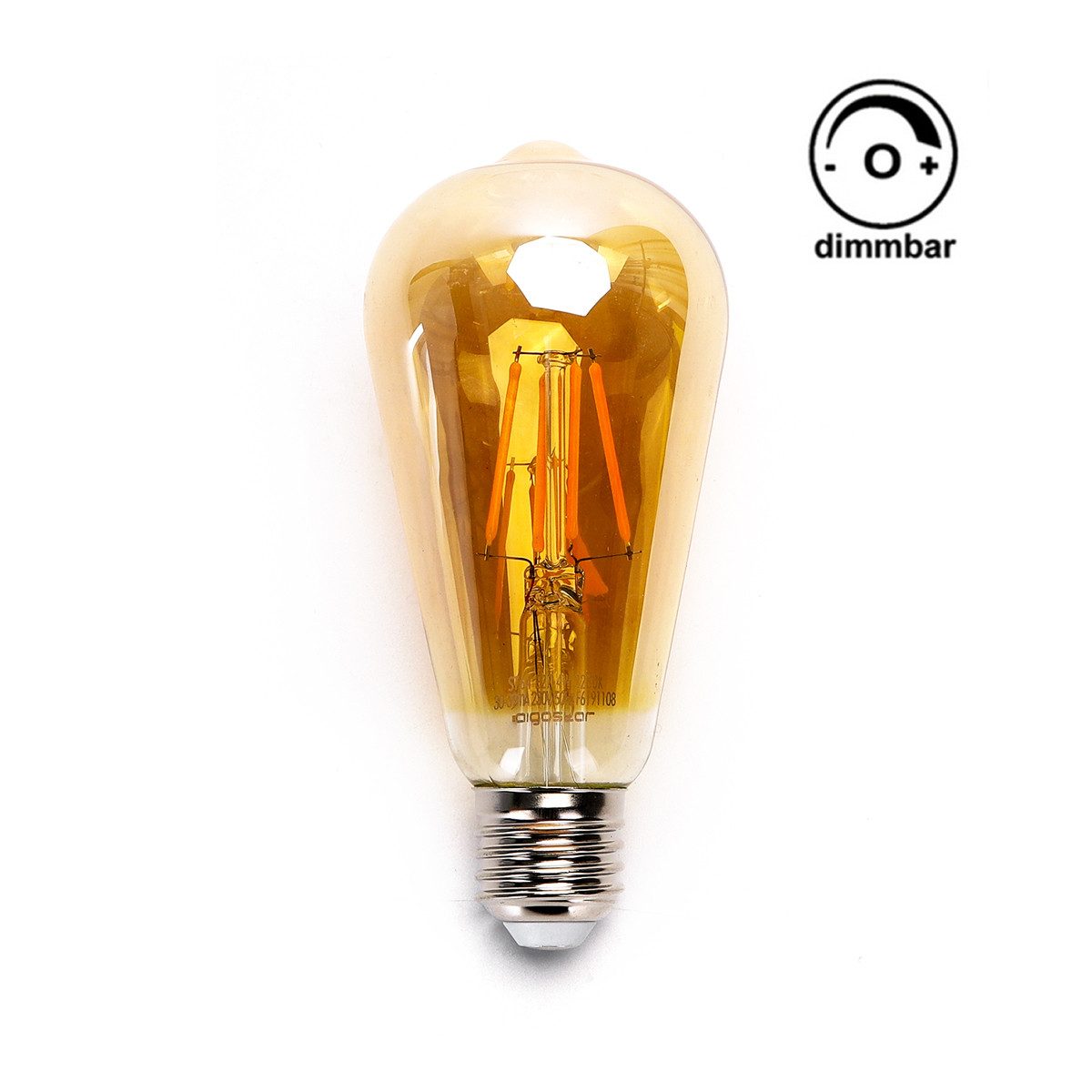 Aigostar LED-Leuchtmittel 4 bis 16 Watt ST64 E27 Filament Leuchtmittel Retr günstig online kaufen
