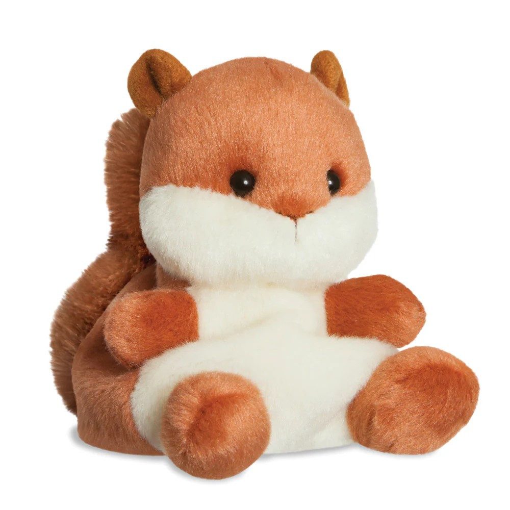 Aurora World Plüschfigur Aurora 61352 - Palm Pals Eichhörnchen Nibbles, Plüschtier, 13 cm