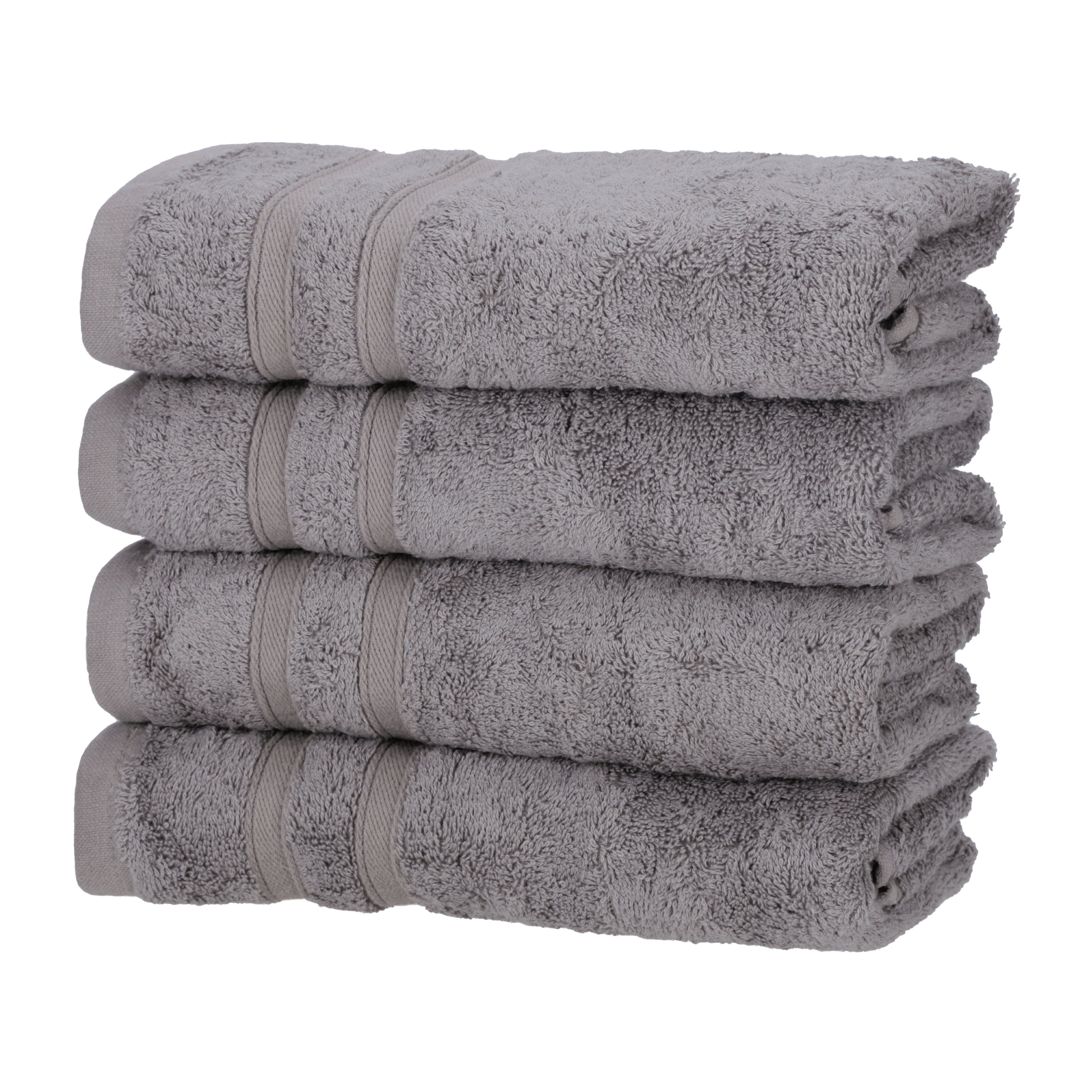 Hometex Premium Textiles Handtuch in nachhaltiger Premium Qualität 450 g/m², 4er Handtücher, Kuschelig weich und sehr saugfähig, Extra flauschige Hotel-Qualität