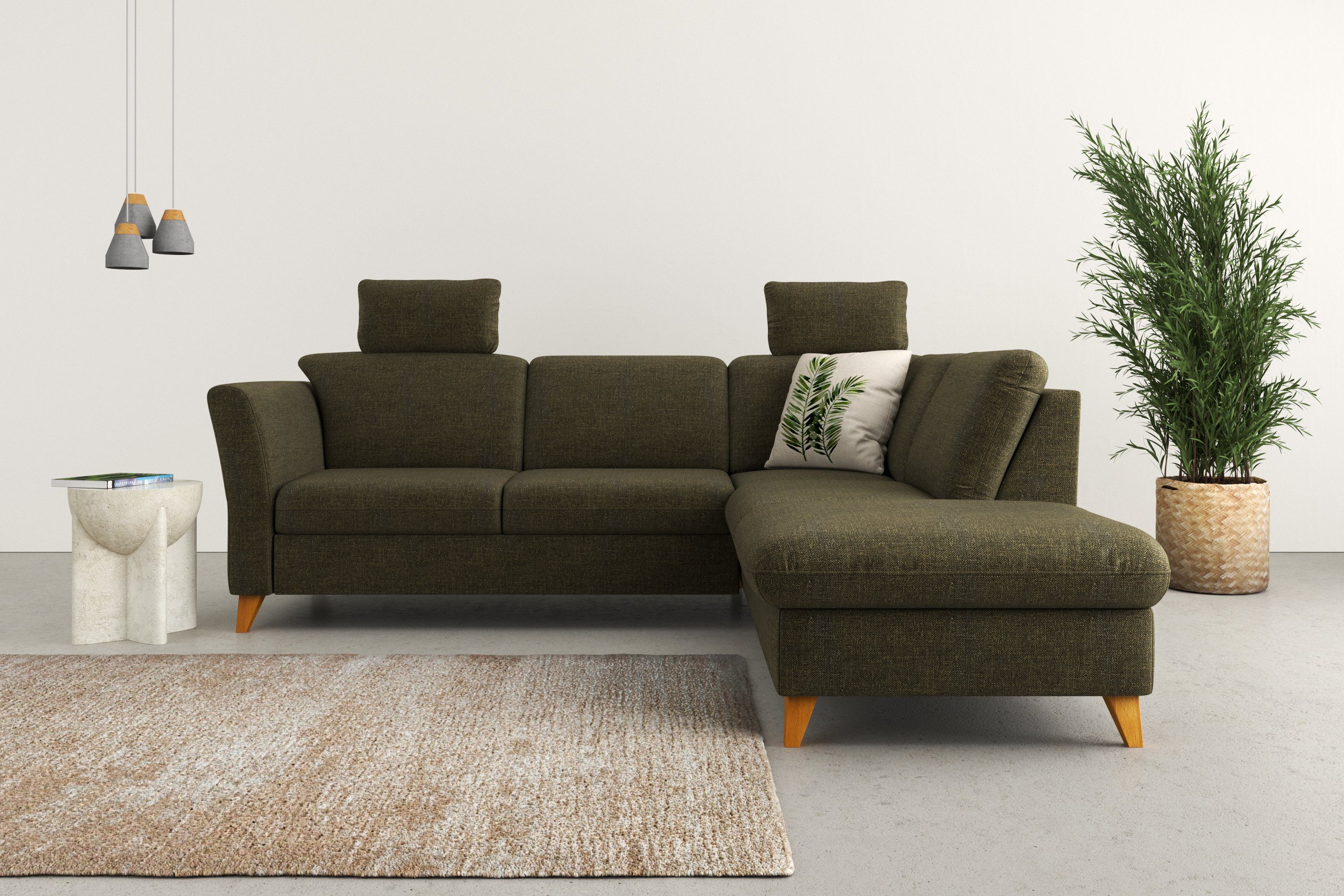 Home affaire Ecksofa Trelleborg L-Form, Federkern-Polsterung, günstig online kaufen