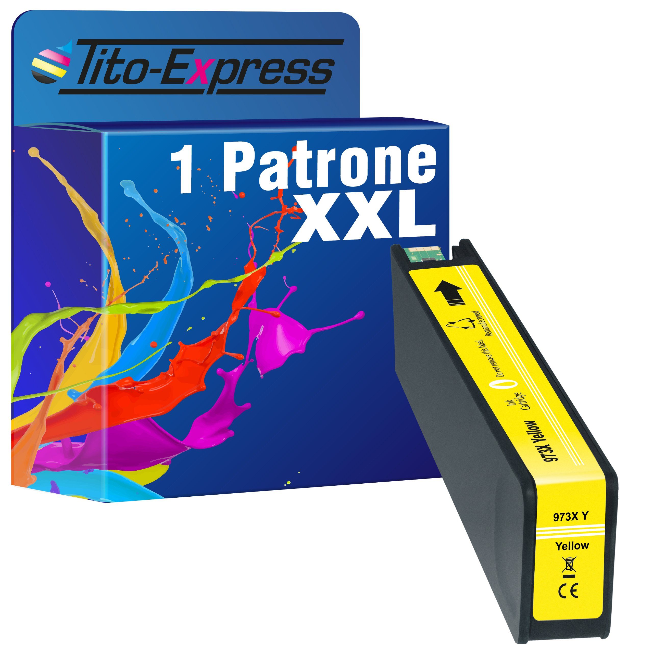 Tito-Express ersetzt HP 973 X 973X Yellow Tintenpatrone (für PageWide Pro 477dw 577dw 452dw 477dn 452dn 577z 552dw P55250dw)
