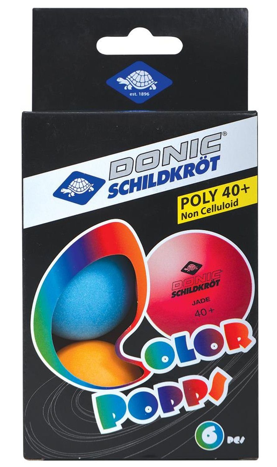 Tischtennisball Colour Popps 6 Stück bunt