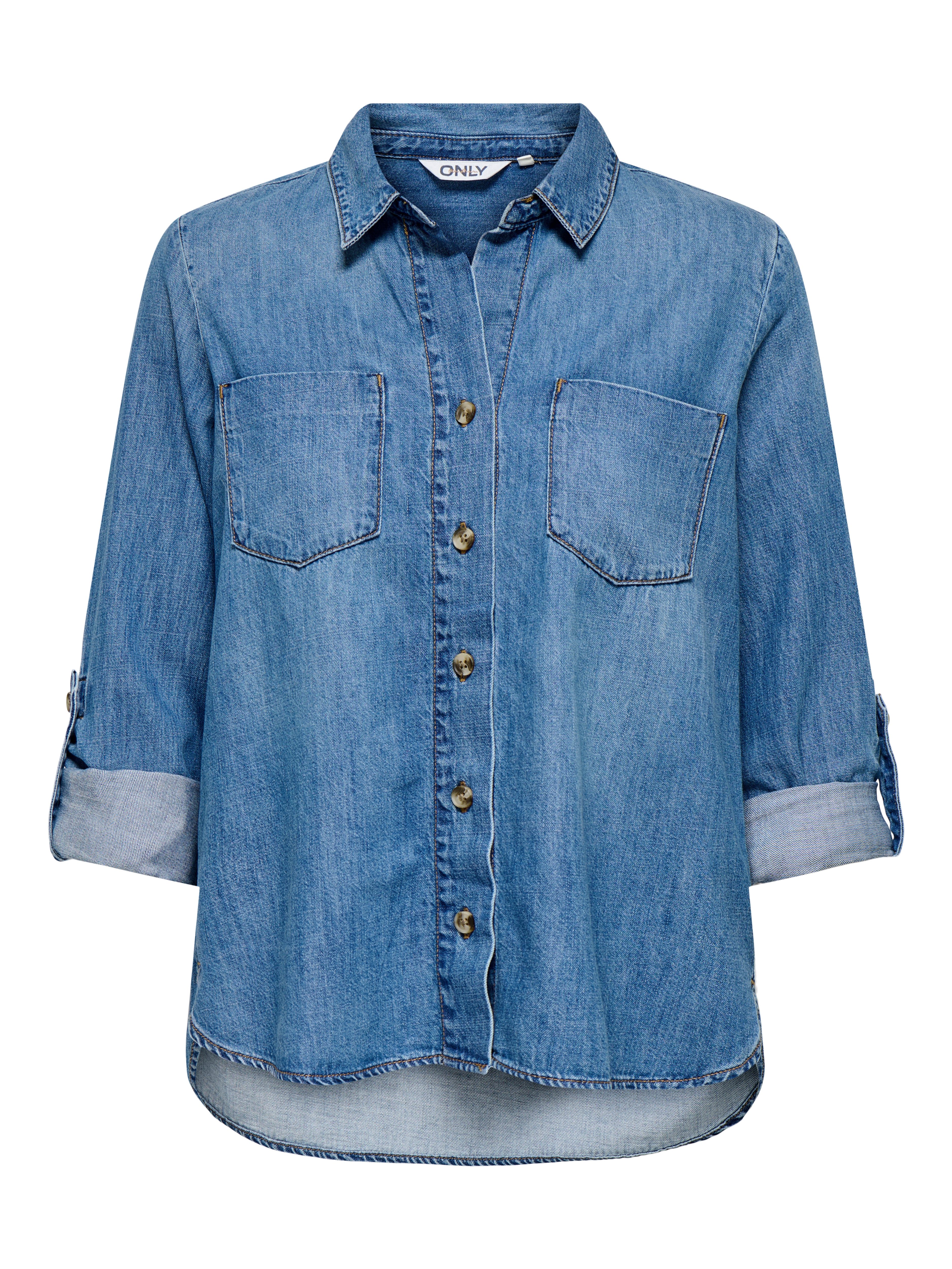 Jeansbluse ONLYASMIN SHIRT L/S DNM AKM NOOS