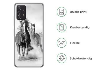 MuchoWow Handyhülle Pferde - Tiere - Illustration, Handyhülle Telefonhülle Samsung Galaxy A33