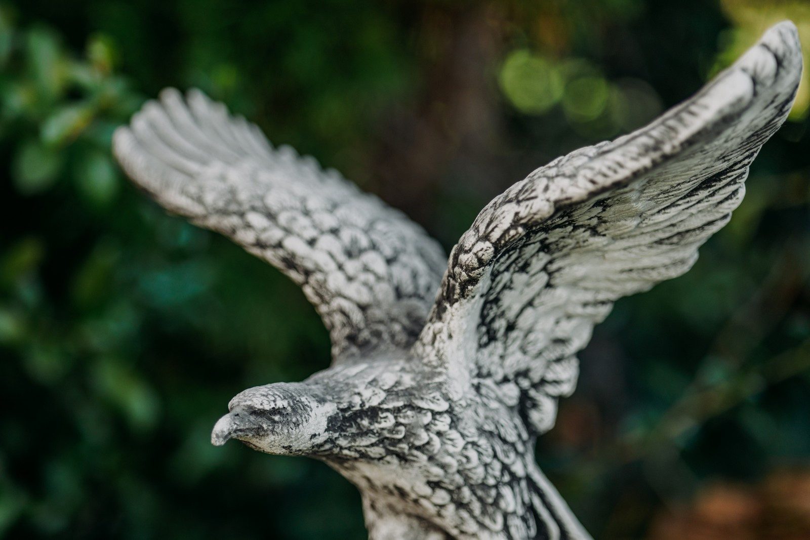 gartendekoparadies.de Gartenfigur Adler, Steinadler, Steinfigur, Höhe 32 cm günstig online kaufen