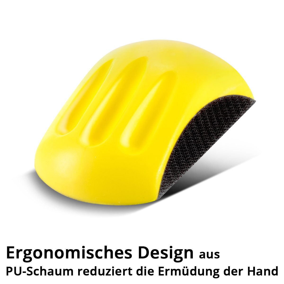 STAHLWERK Schleifdreieck STAHLWERK Handschleifblock 3er Set, (Packung, 3 St., Set)