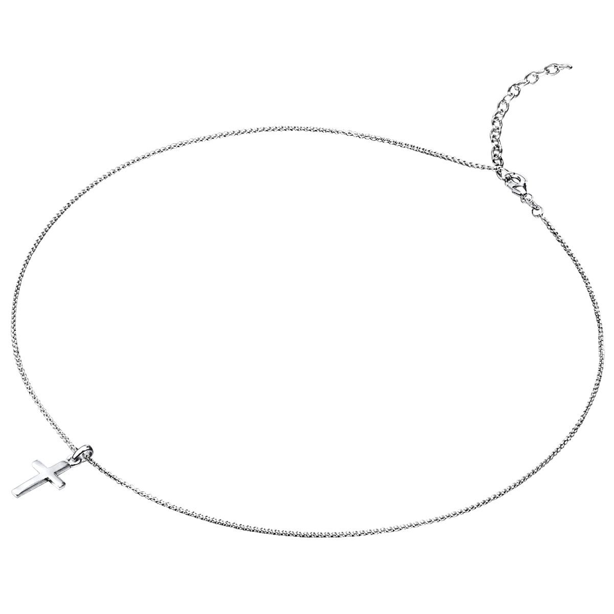 Rafaela Donata Silberkette Halskette aus 925 Sterling Silber, mit Kreuz – Bild 3 von 3