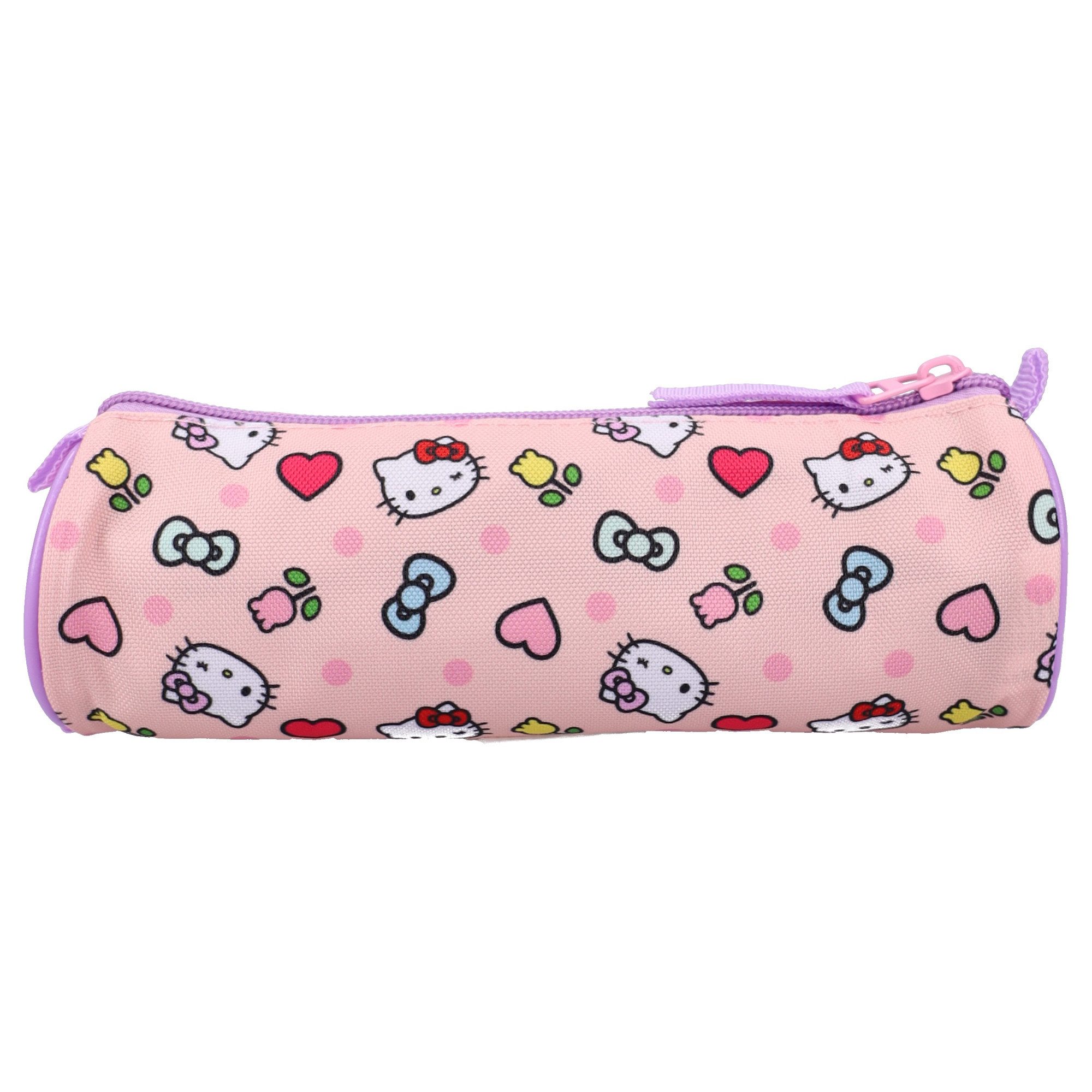 Hello Kitty Federmäppchen Stiftemäppchen Sweet Charm rosa mit Reißverschluss