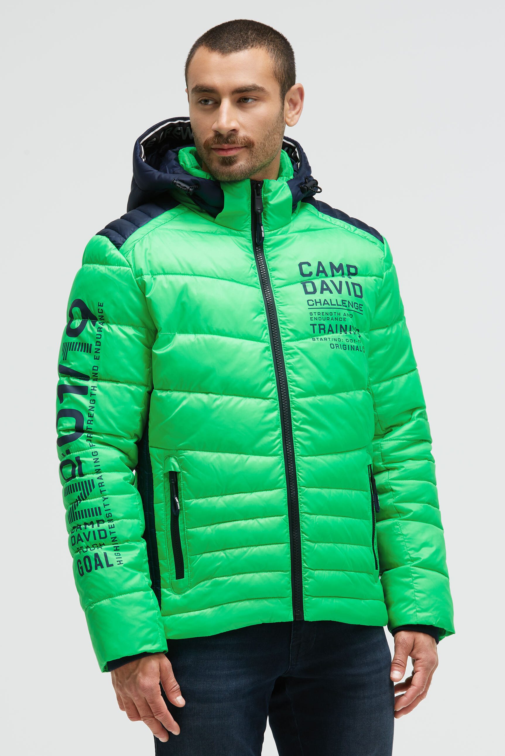 CAMP DAVID Winterjacke mit abtrennbarer Kapuze