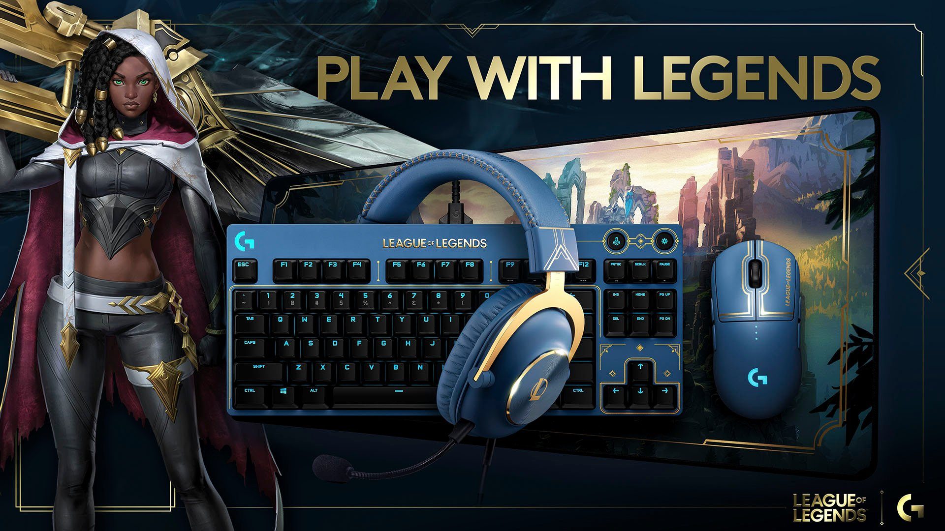 Legends PRO G Logitech Edition G League of Gaming-Tastatur