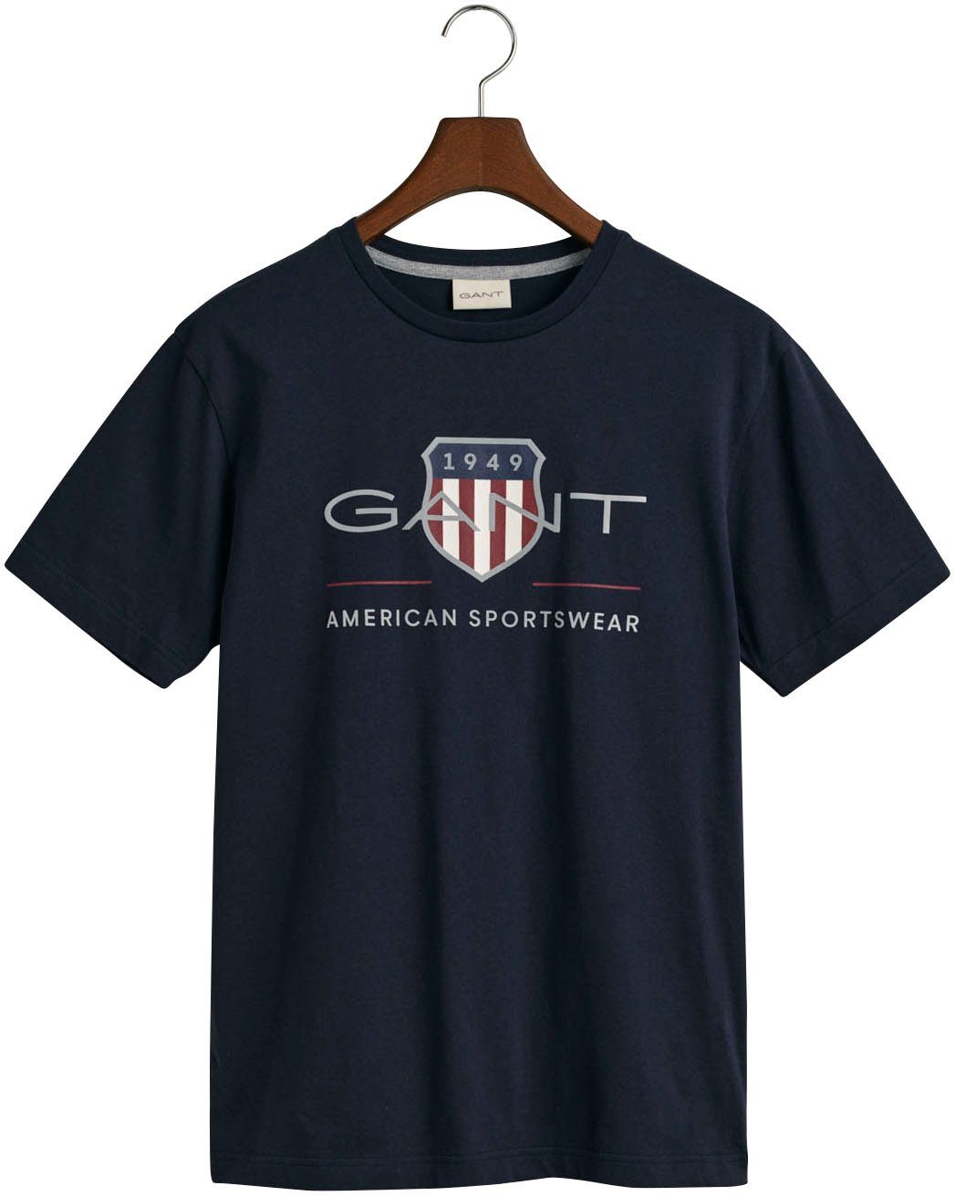 ARCHIVE SHIELD blue evening T-Shirt der Logodruck SS REG auf mit Gant Brust T-SHIRT