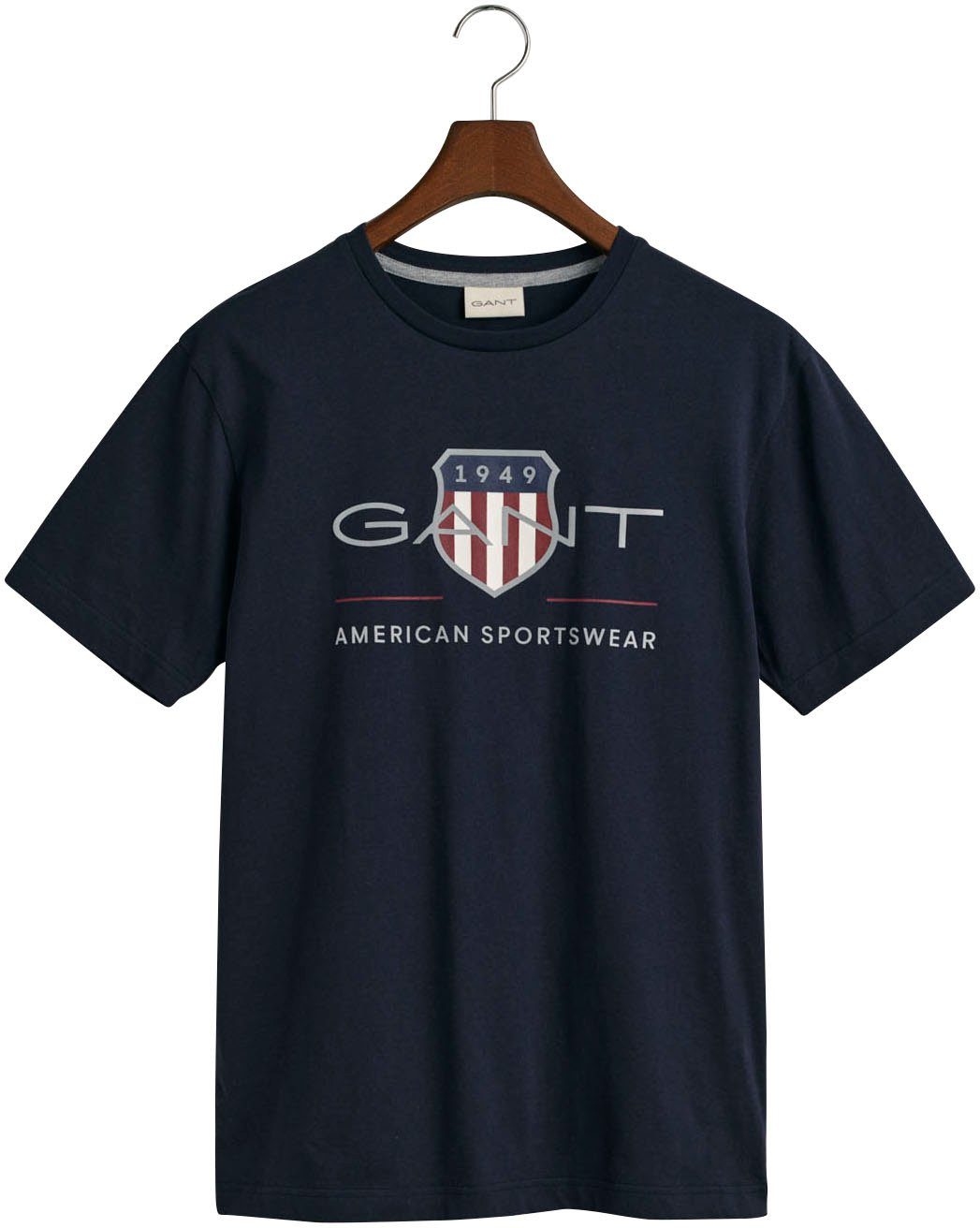 Gant T-Shirt REG ARCHIVE SHIELD SS T-SHIRT mit Logodruck auf der Brust – Bild 5 von 5