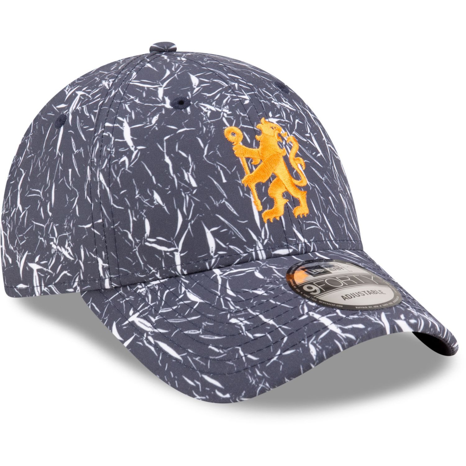 New Era Baseball Cap 9Forty Strapback FC Chelsea crinkle print