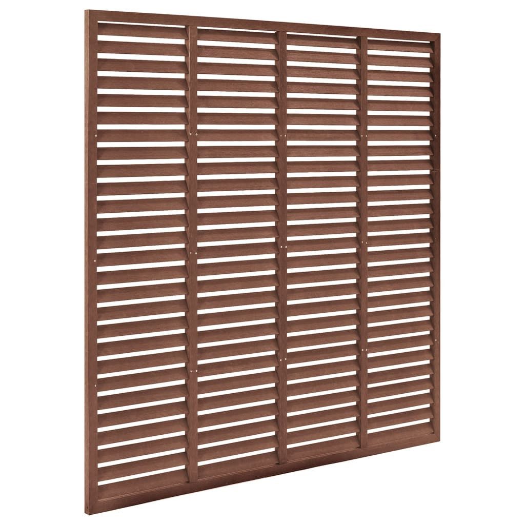 vidaXL Gartenzaun Lamellenzaun WPC 180x180 cm günstig online kaufen