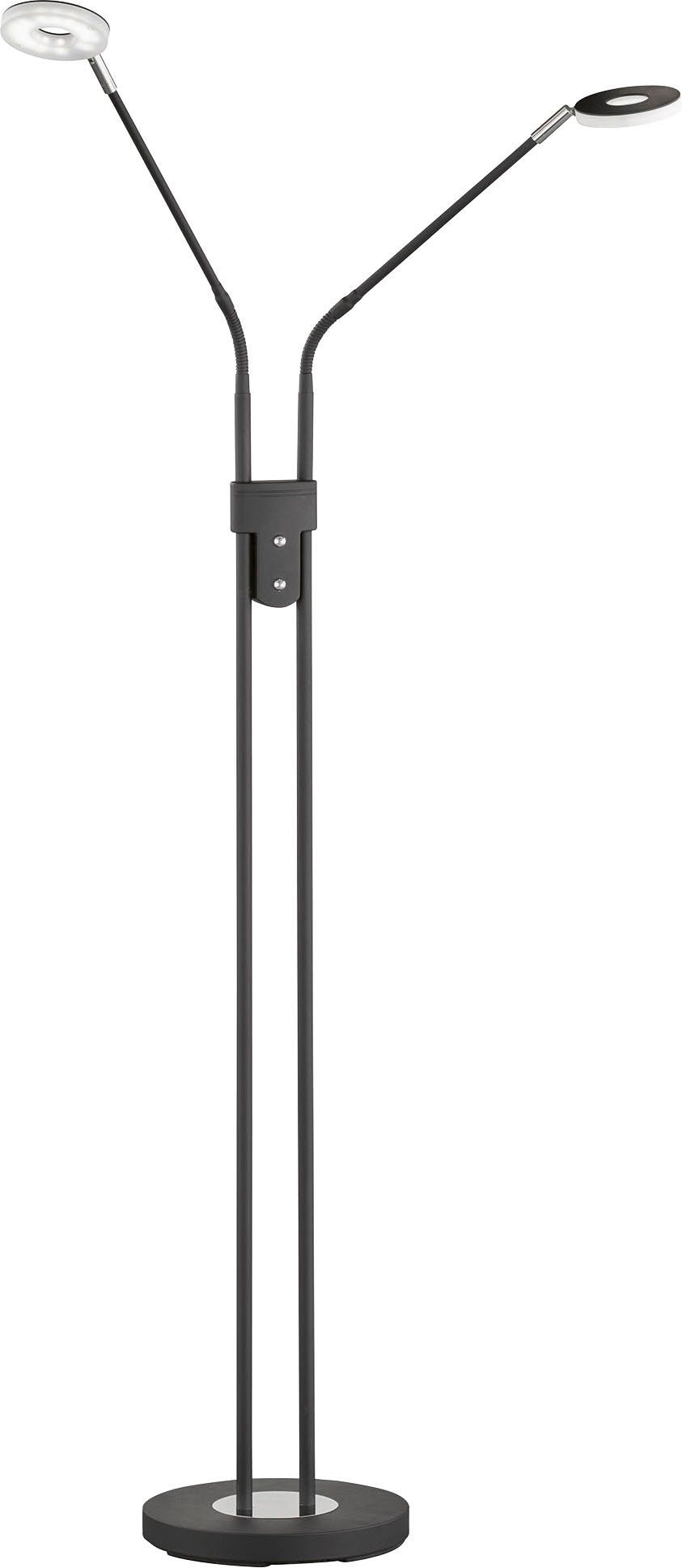 FISCHER & HONSEL LED Stehlampe Dent, Dimmfunktion, LED fest integriert, Neutralweiß, Warmweiß, 3-Stufen-CCT Technologie