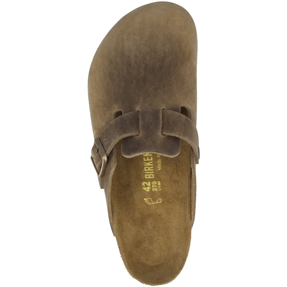 Birkenstock Boston Geöltes Nubukleder normal Unisex Erwachsene Clog Sandalen, Hausschuhe, Pantoletten, Badeschuhe, Gartenschuhe