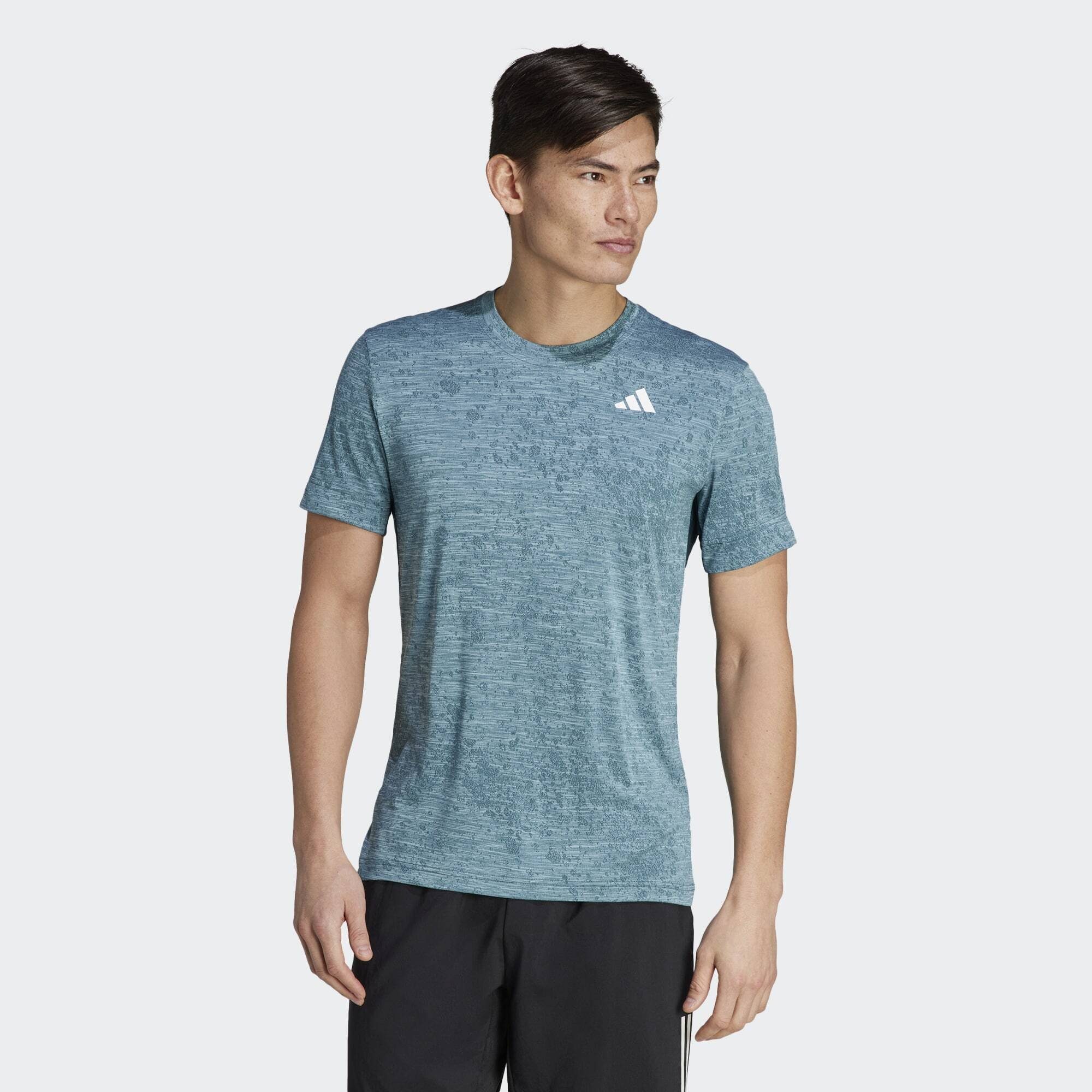 Aqua Light / TENNIS Funktionsshirt adidas Arctic FREELIFT Night Performance T-SHIRT