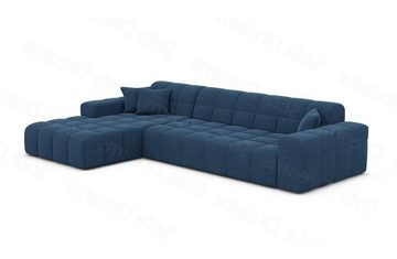 Sofa Dreams Ecksofa Stoffsofa Ibiza L Form kurz Stoff Modern Eckcouch Sofa Polstersofa, Loungesofa