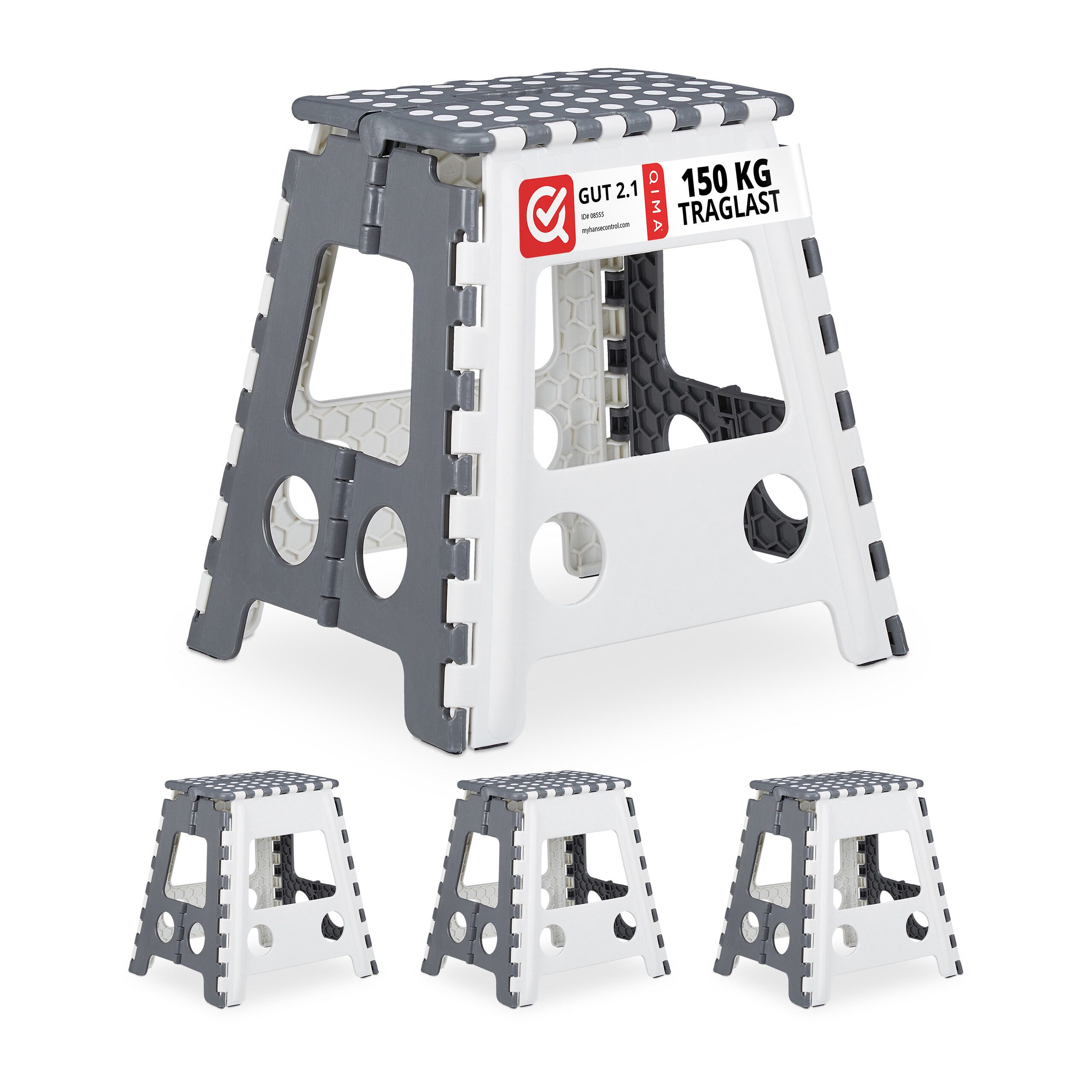 Sitzhocker Klapphocker faltbar XL 4er Set