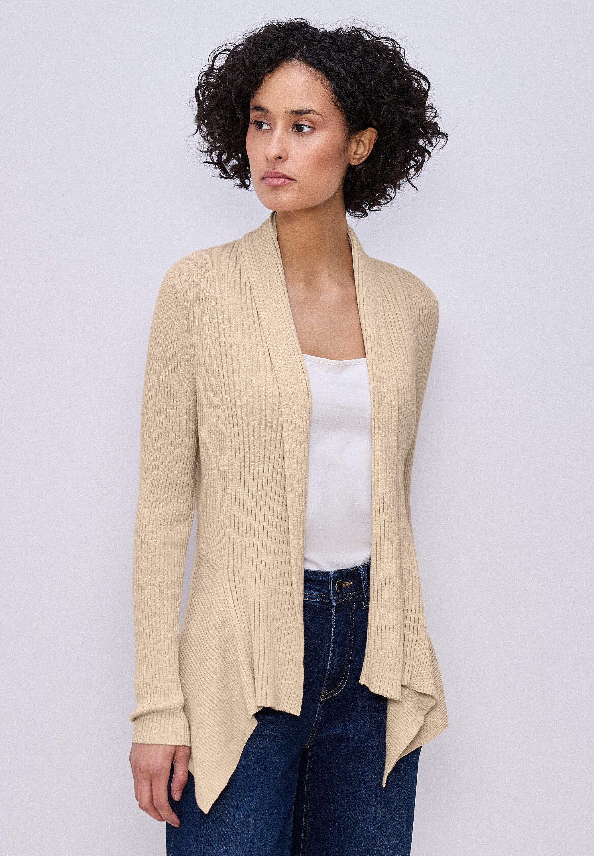 STREET ONE Strickjacke Feinstrick