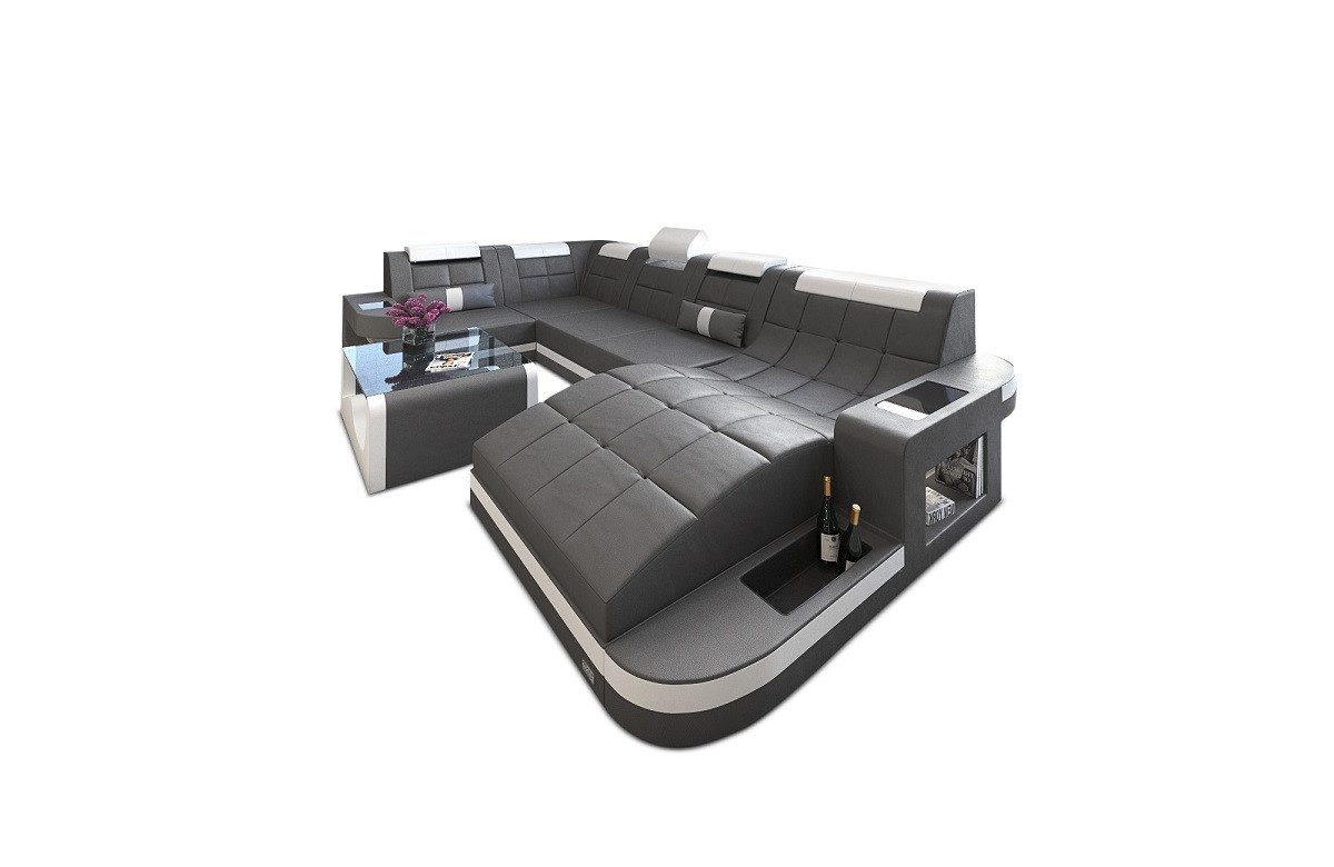 Sofa Dreams Wohnlandschaft Leder Ledercouch Sofa günstig online kaufen