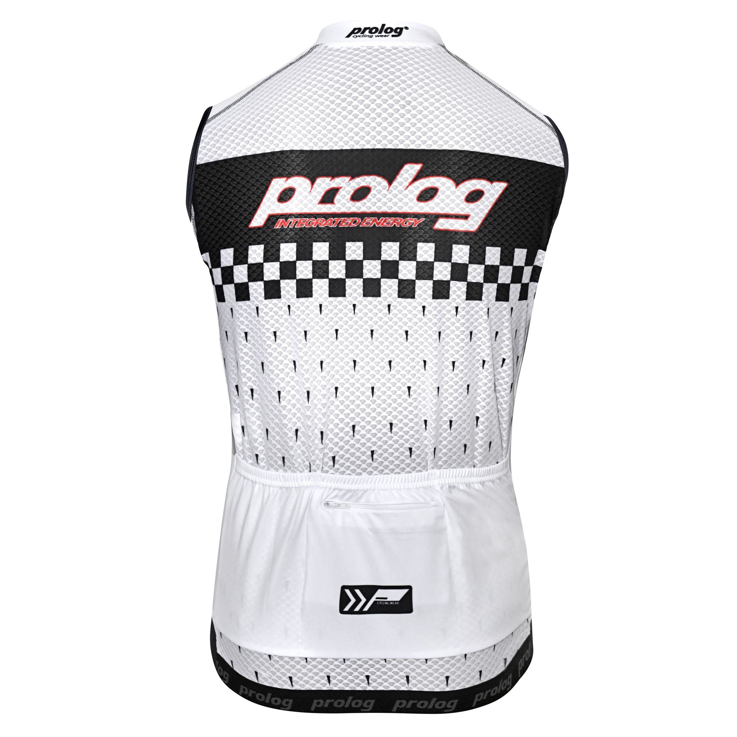 „Integrated cycling prolog White“ Energy Fahrradtrikot Herren Radtrikot wear ärmellos