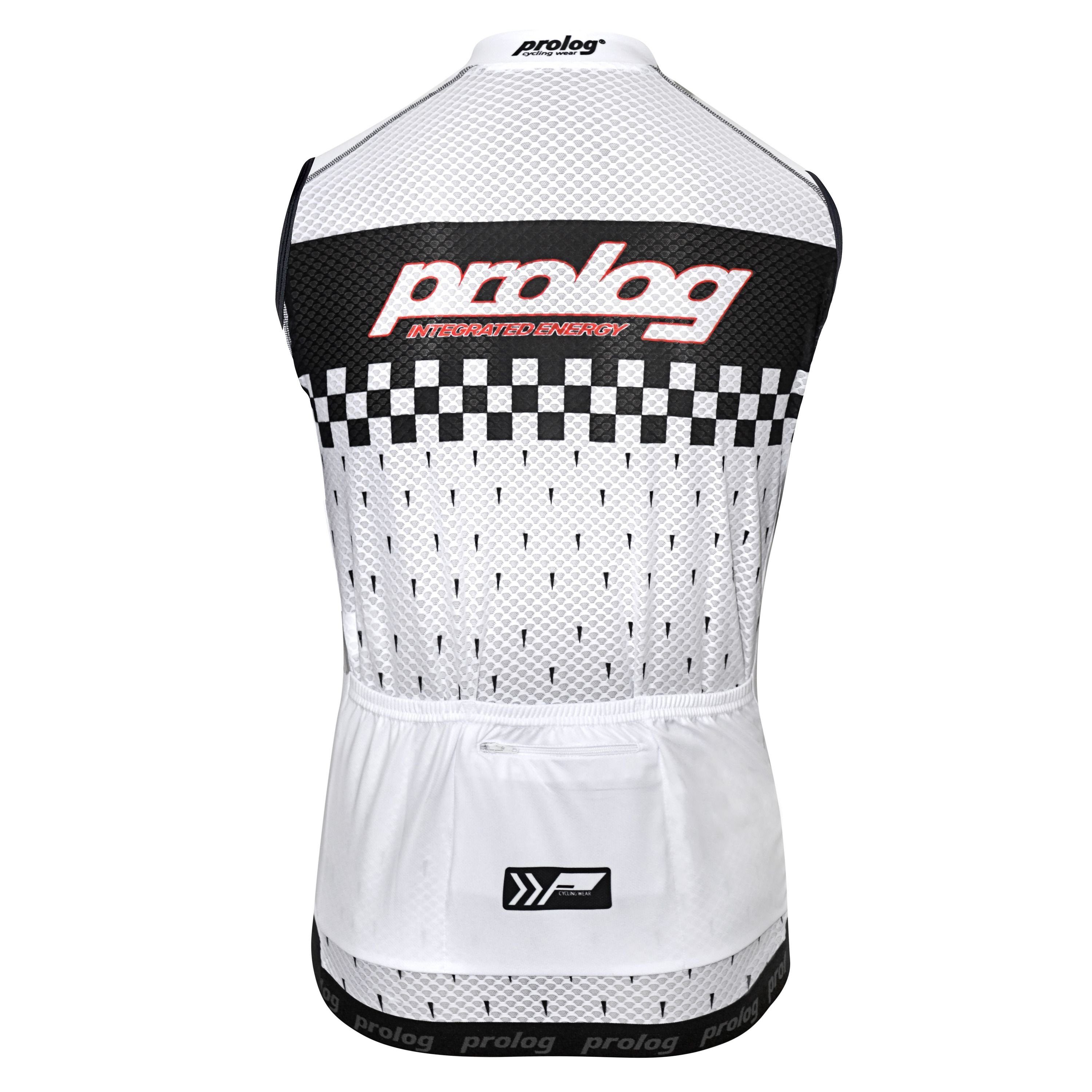 Herren Energy „Integrated Fahrradtrikot wear cycling ärmellos Radtrikot White“ prolog