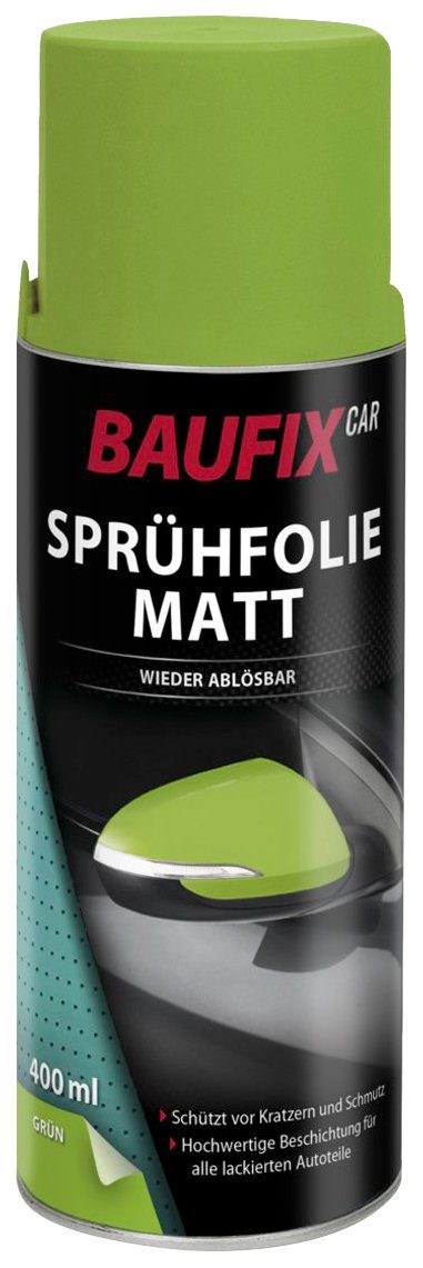 Baufix Sprühfarbe Sprühfolie, 0,4 l, matt grün