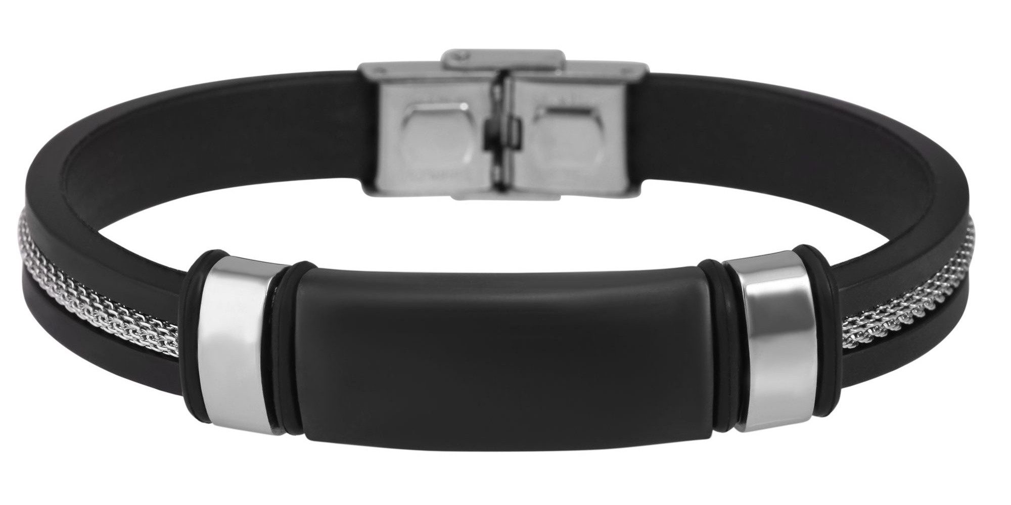 Adelia´s Armreif Herren Armband – Armreif aus Silikon 21 cm, Ein Geschenk, das Freude macht