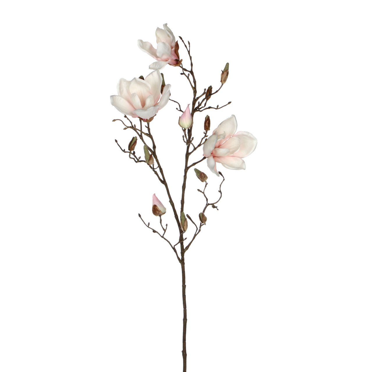 Kunstpflanze Mica künstliche Magnolia hellrosa, 88 cm