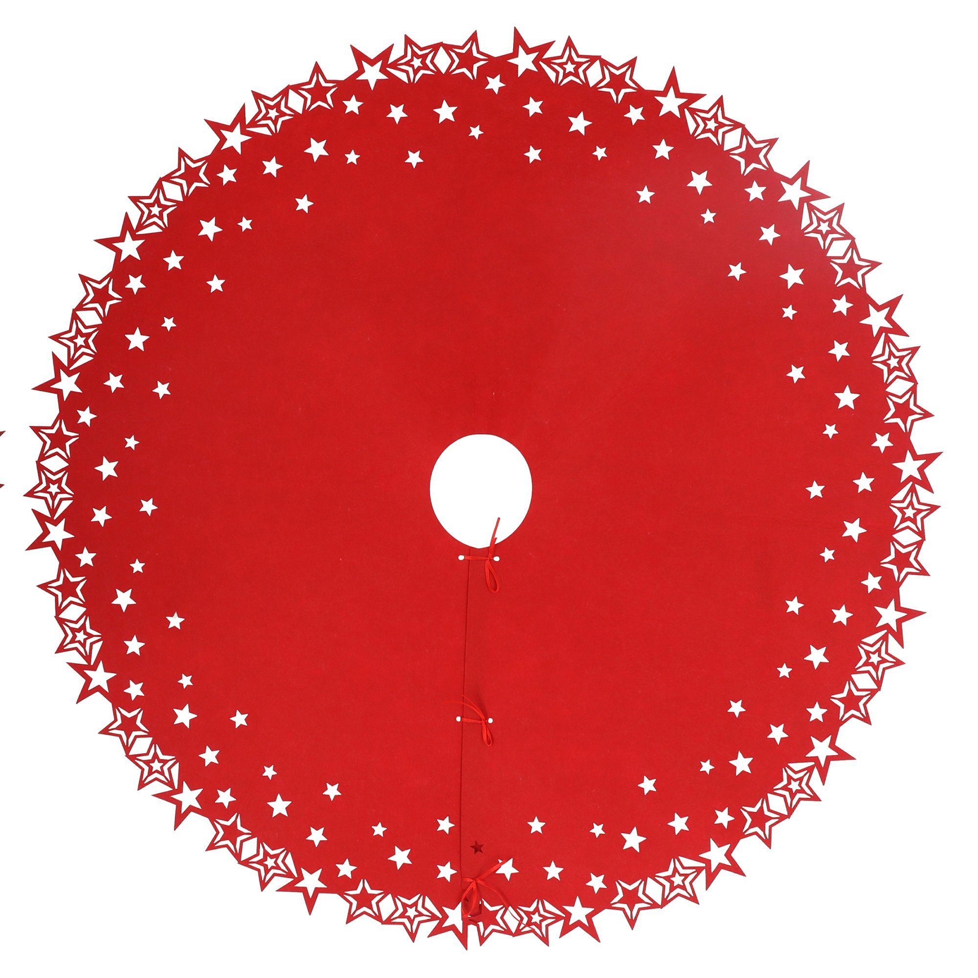 Annastore Weihnachtsbaumdecke Baumdecke aus Filz TannenbaumDecke