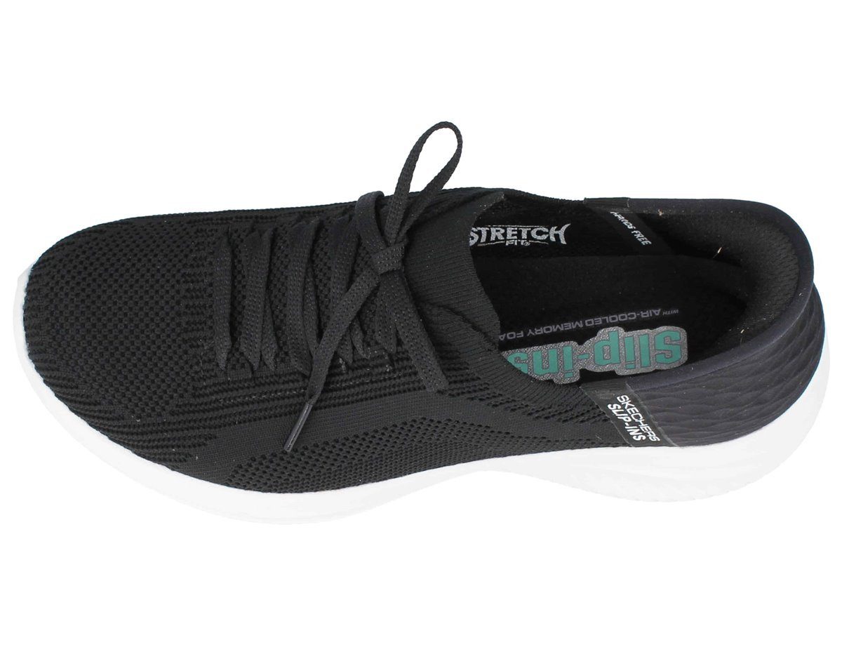 Flex BLK Schwarz Path Sneaker Slip-On Comfort Brilliant Skechers 3.0 schwarz Ultra Pillow-Design