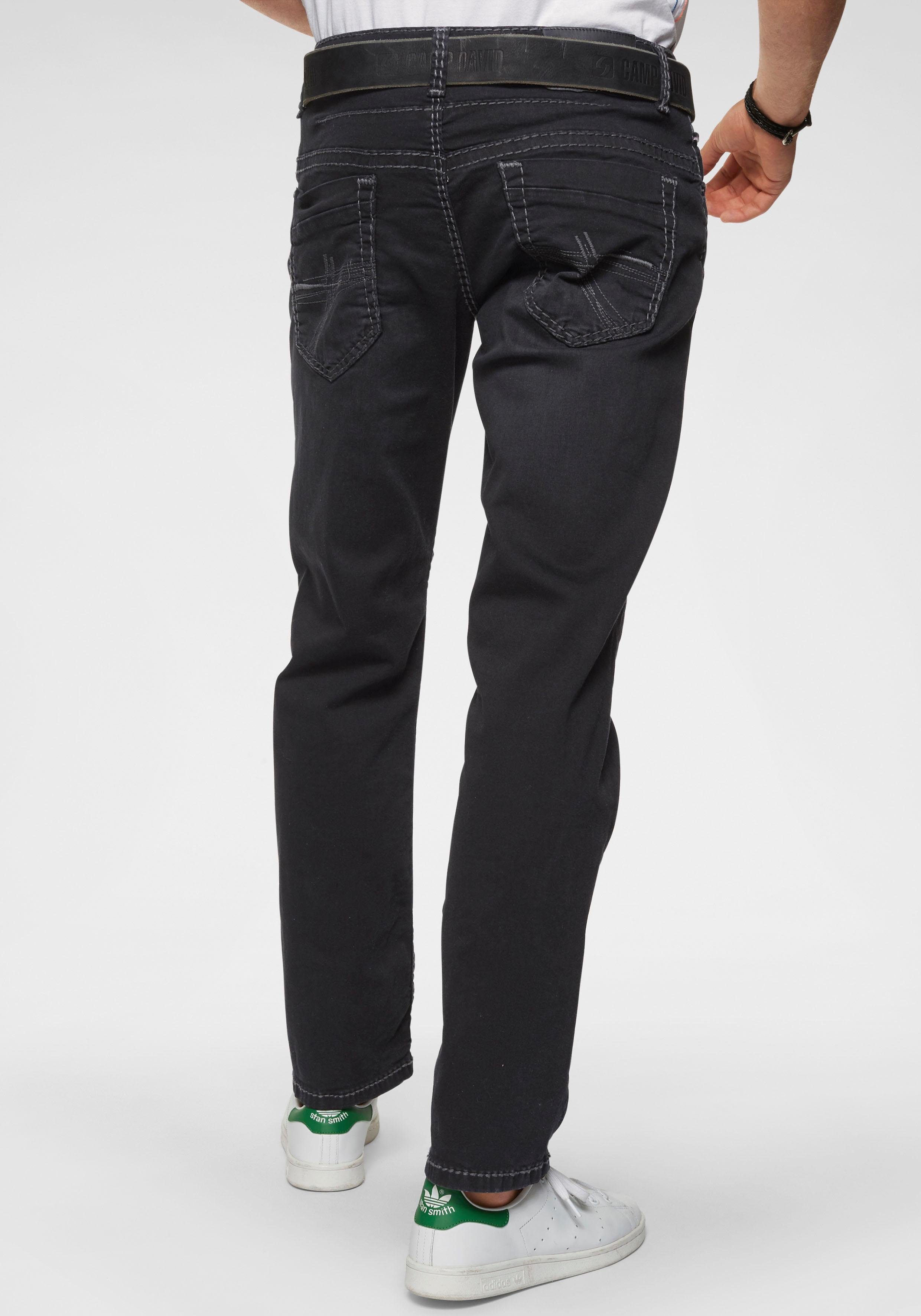 CAMP DAVID Loose-fit-Jeans CO:NO mit markanten Nähten und Stretch – Bild 2 von 5