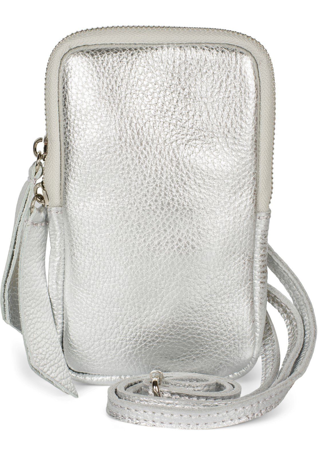 styleBREAKER Mini Bag Echtleder Handy Umhängetasche günstig online kaufen