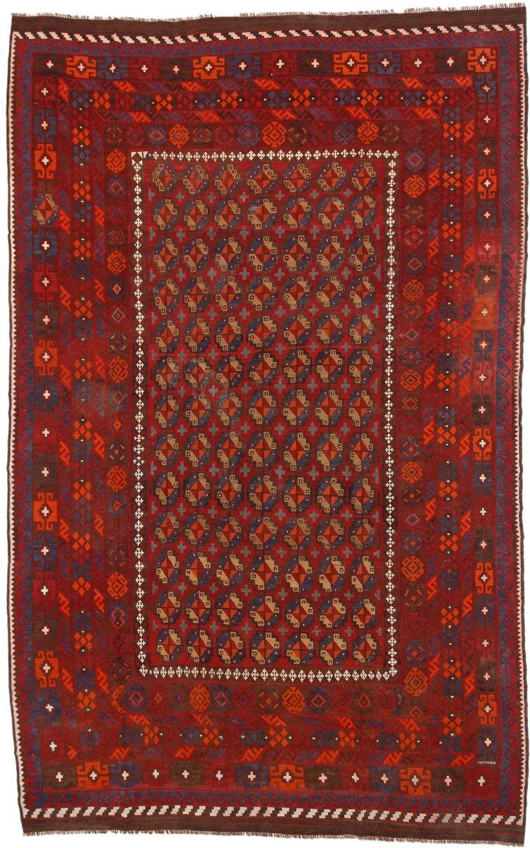Orientteppich Kelim Afghan Antik 246x394 Handgewebter Orientteppich, Nain Trading, rechteckig, Höhe: 3 mm