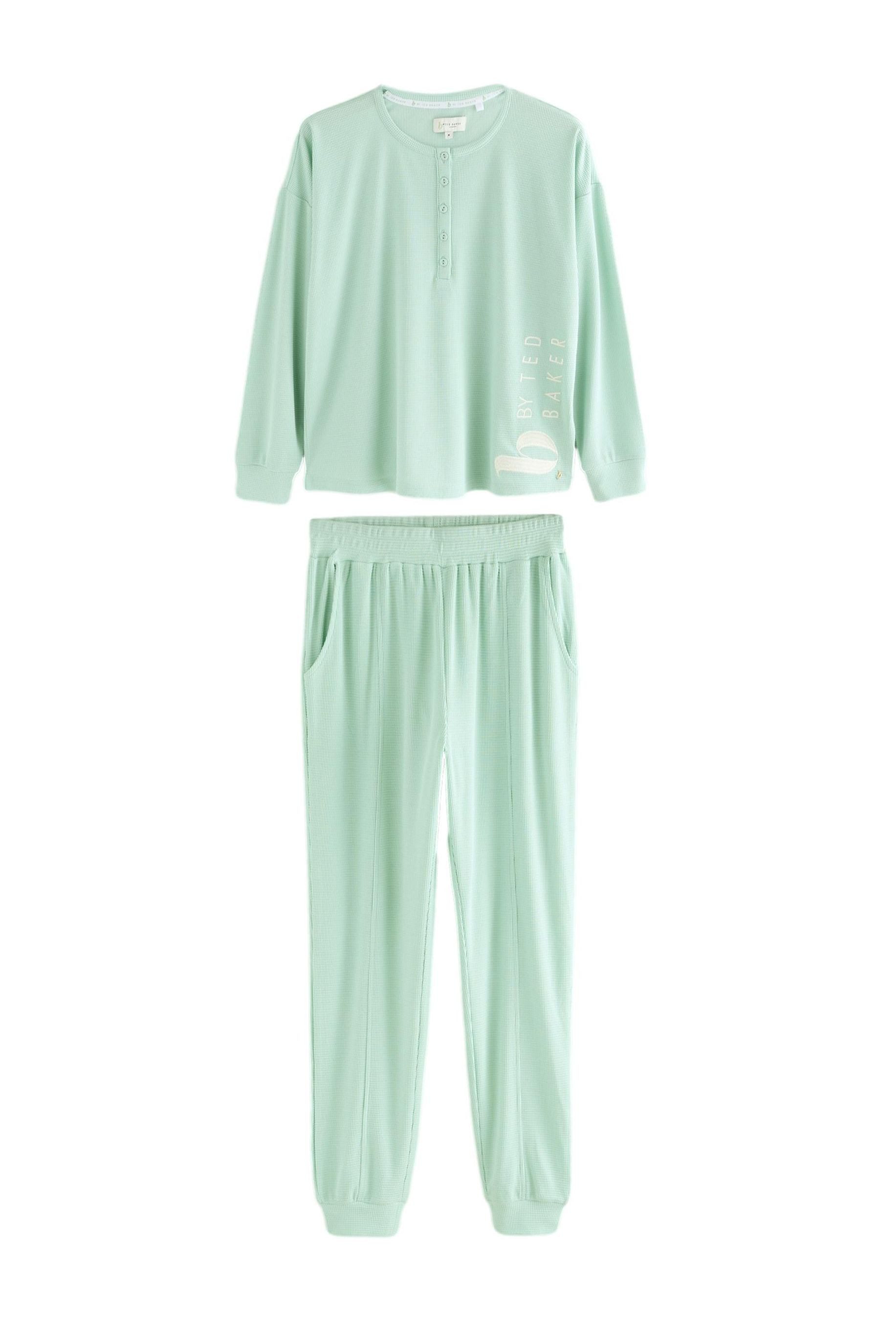 Pyjama B by Ted Baker Schlafanzug in Waffelstruktur