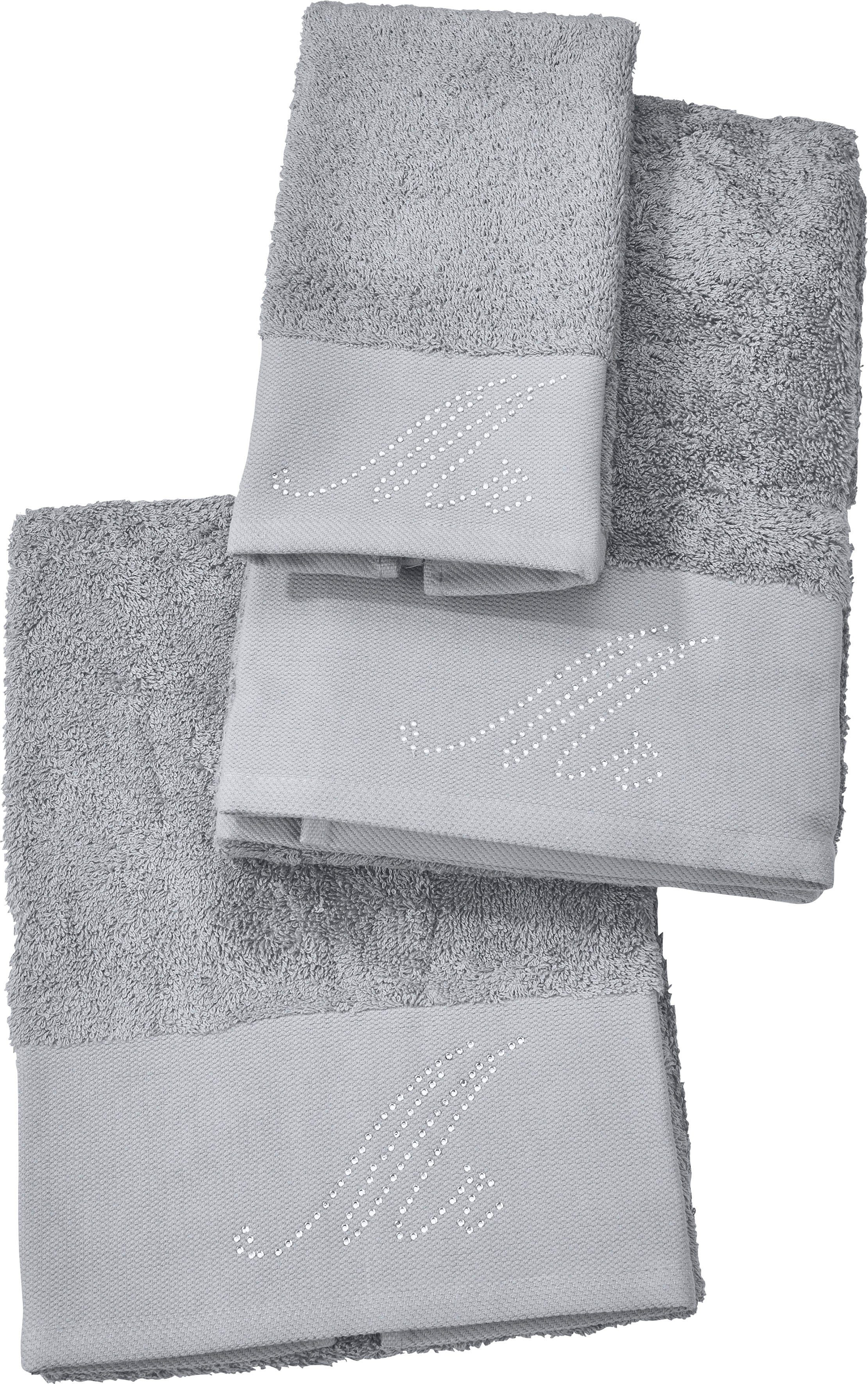 done.® Duschtuch Stone, Walkfrottier (1-St), mit günstig online kaufen