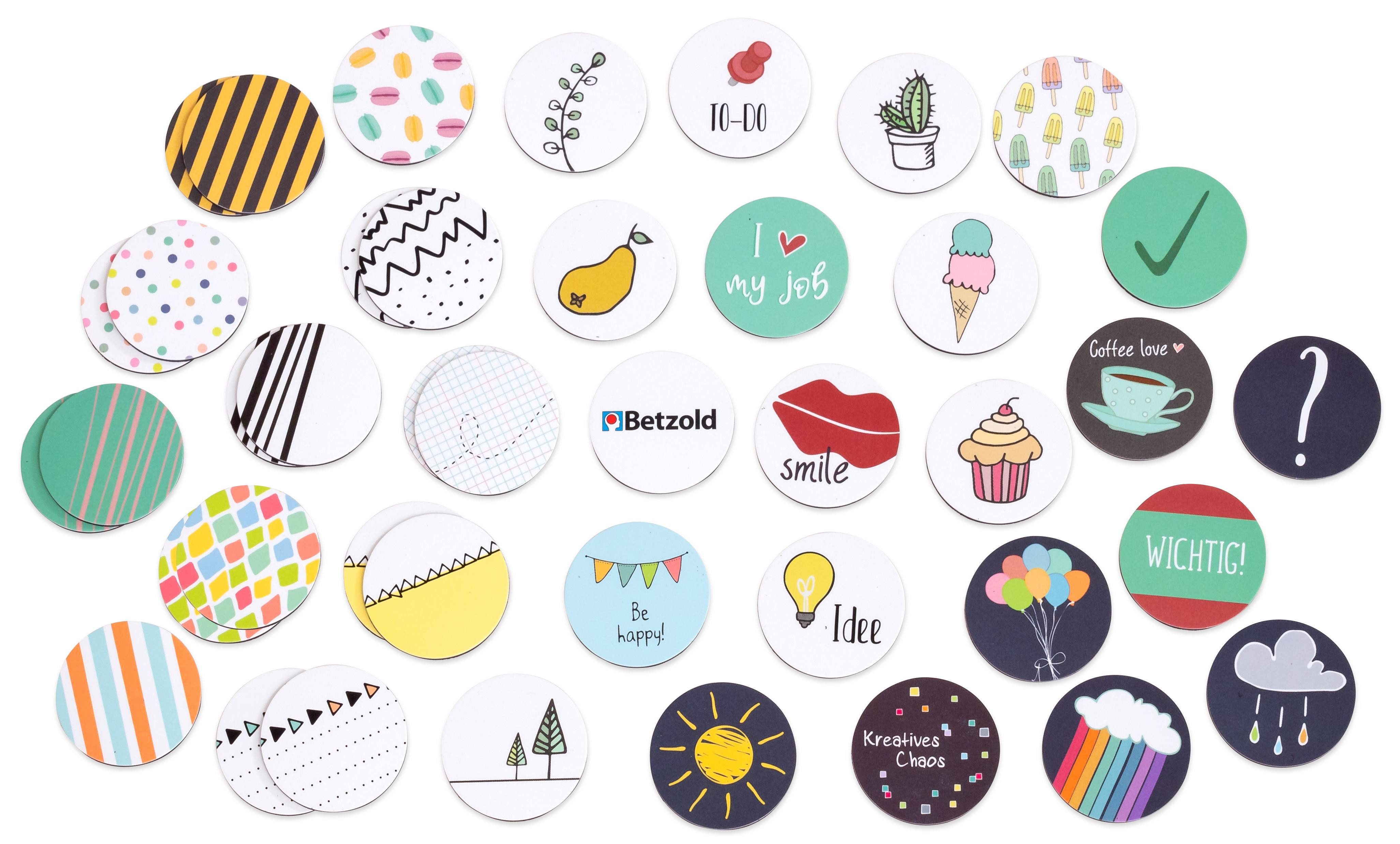 Betzold Magnet Magnet-Set „Motive“, 42-teilig