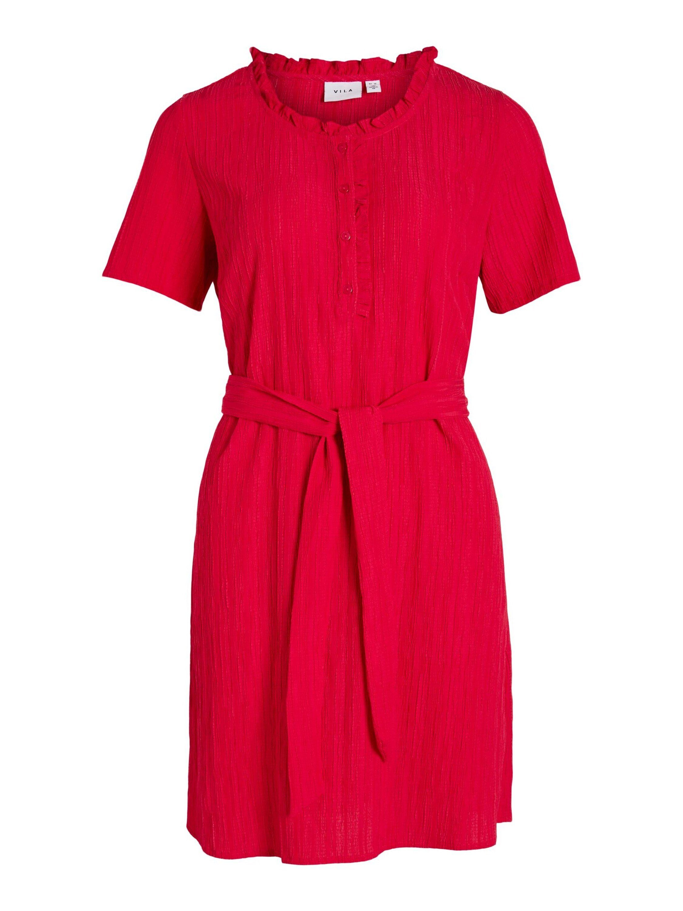 Vila Blusenkleid Sille (1-tlg) Rüschen