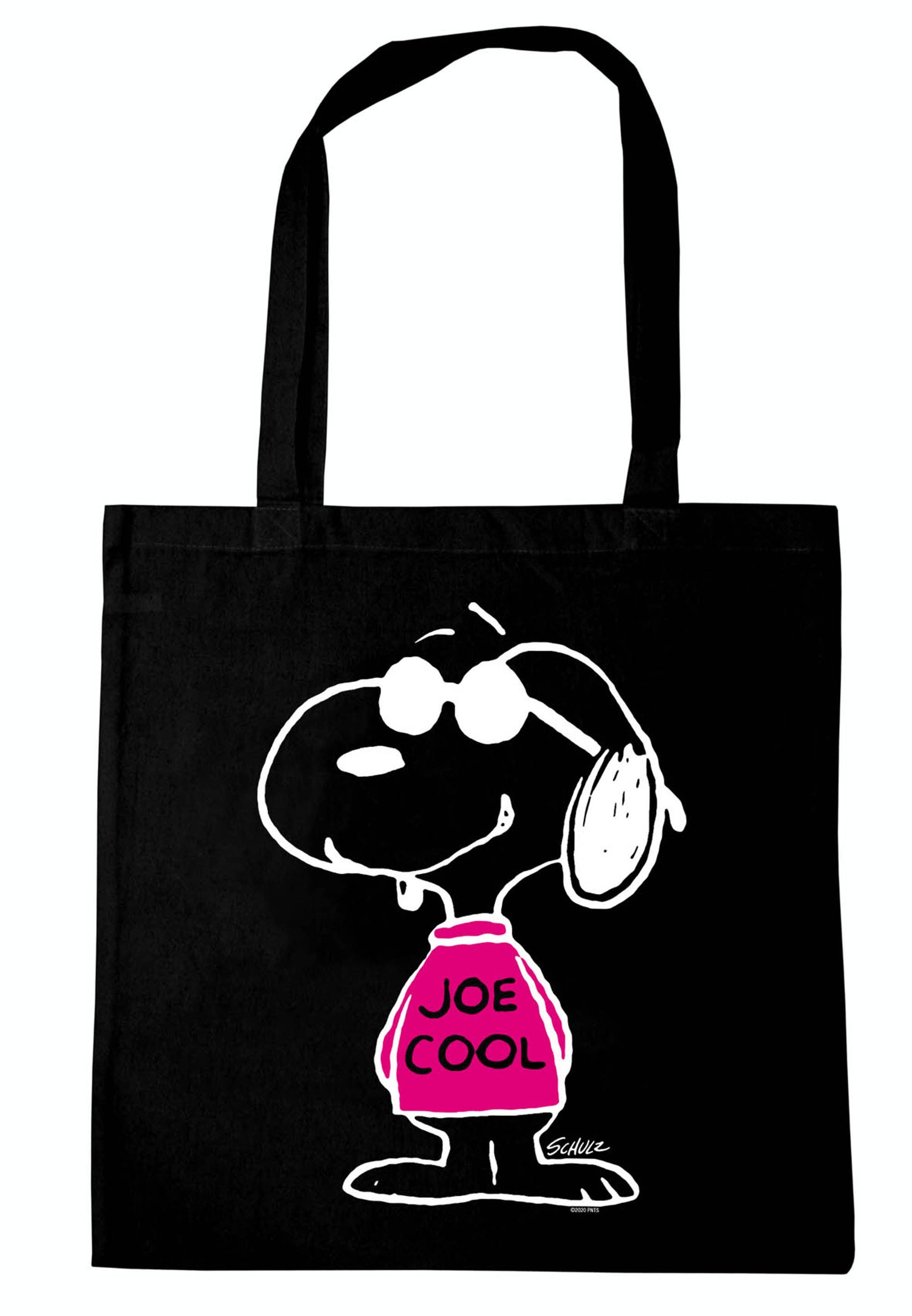 LOGOSHIRT Henkeltasche Peanuts - Snoopy Joe Cool, mit lizenziertem Snoopy-Print