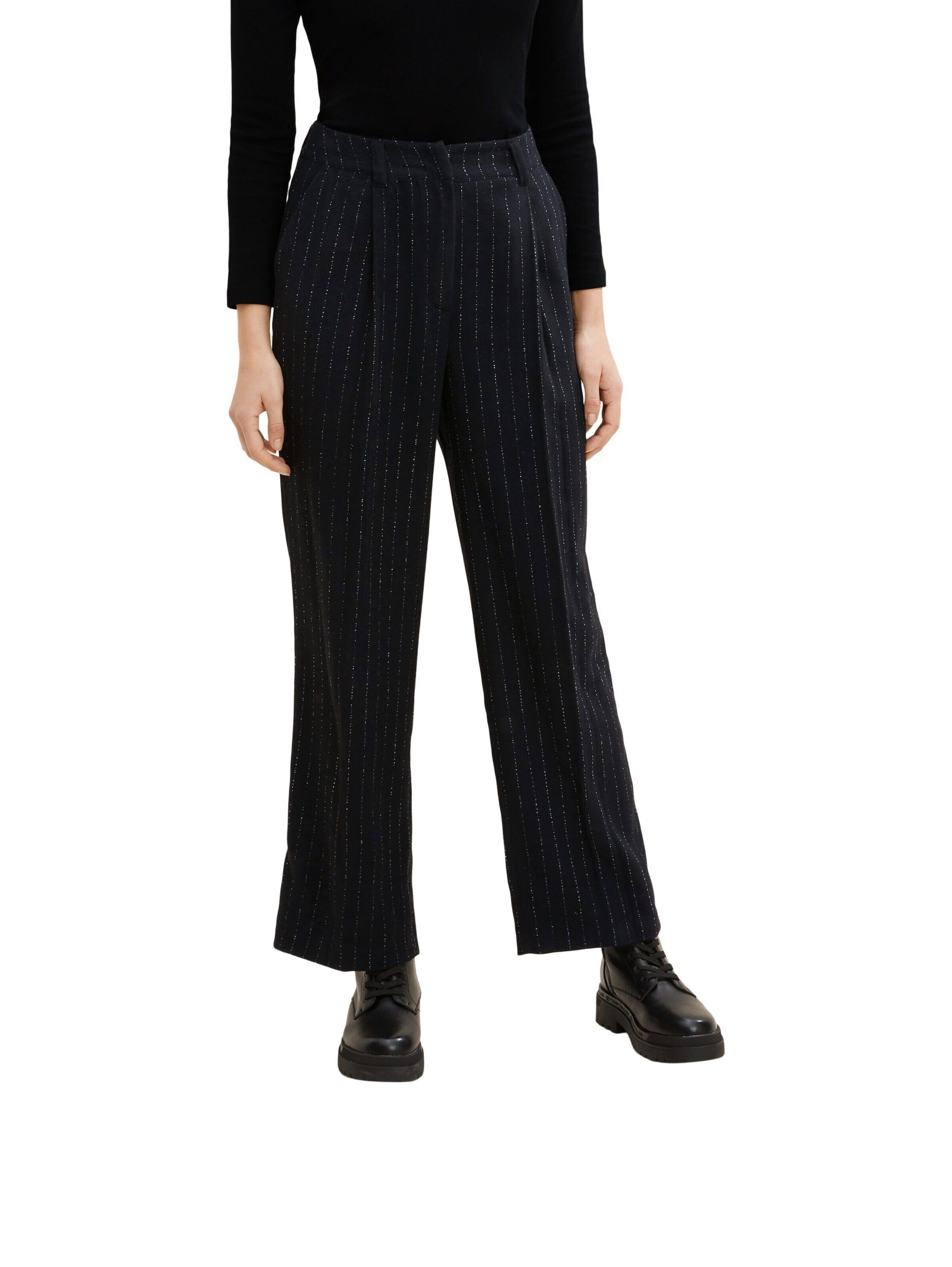 TOM TAILOR Bundfaltenhose Lea (1-tlg) Falten