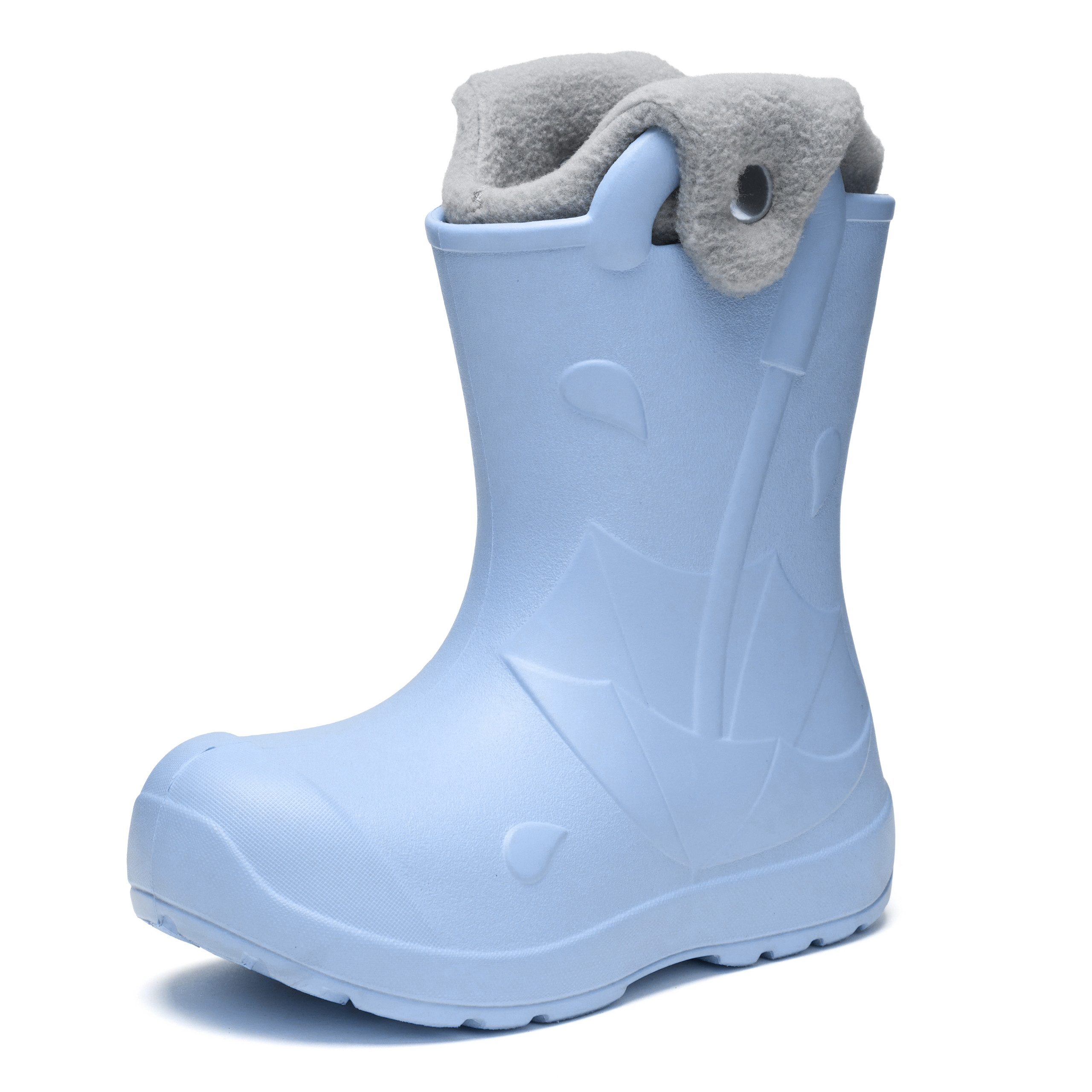 Ladeheid x Camminare Kinder aus leichtem EVA warm gefüttert mit Griff LA-CA-21 Gummistiefel