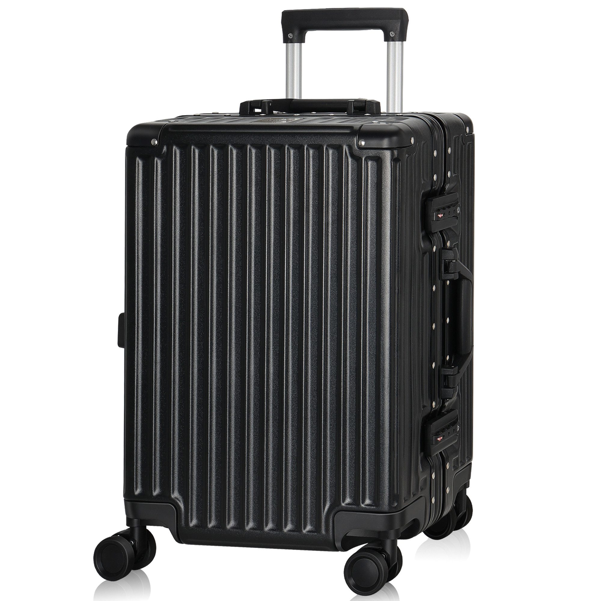 Coolhut Handgepäck-Trolley Reisekoffer Hartschalen-Koffer Alu-Rahmen mit günstig online kaufen