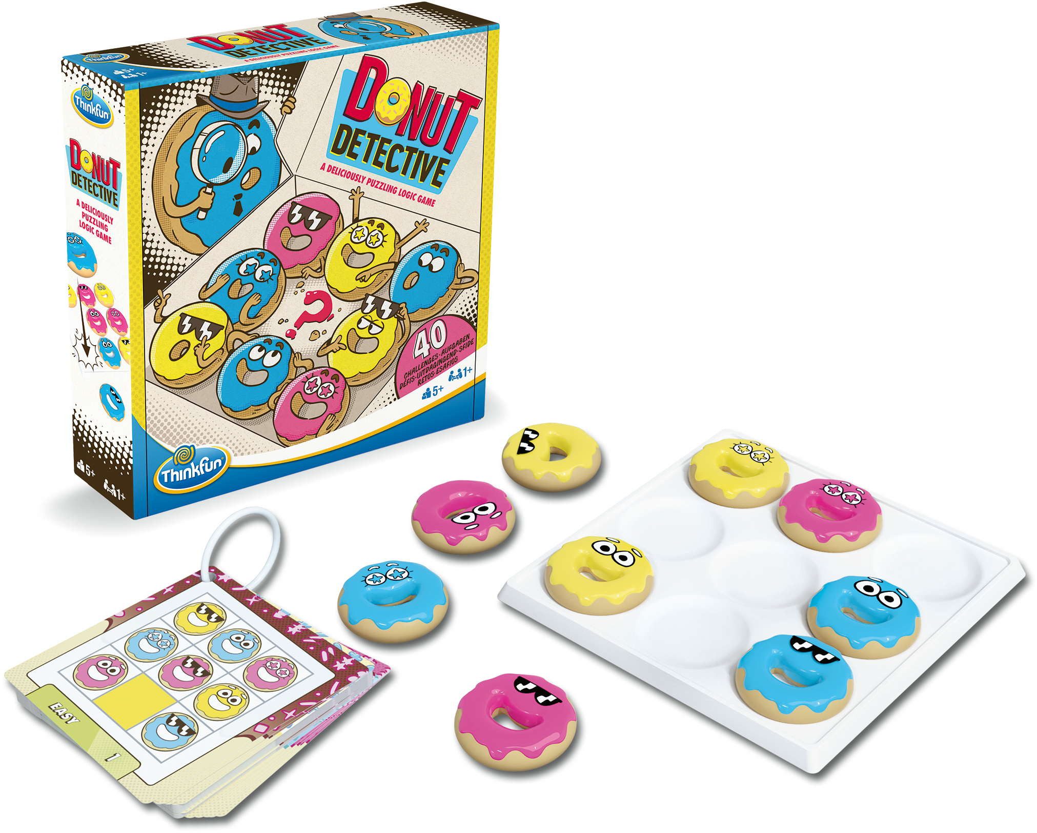 Aquaplay Wasserbahn Kinderspiel Logikspiel Donut Detective 76652